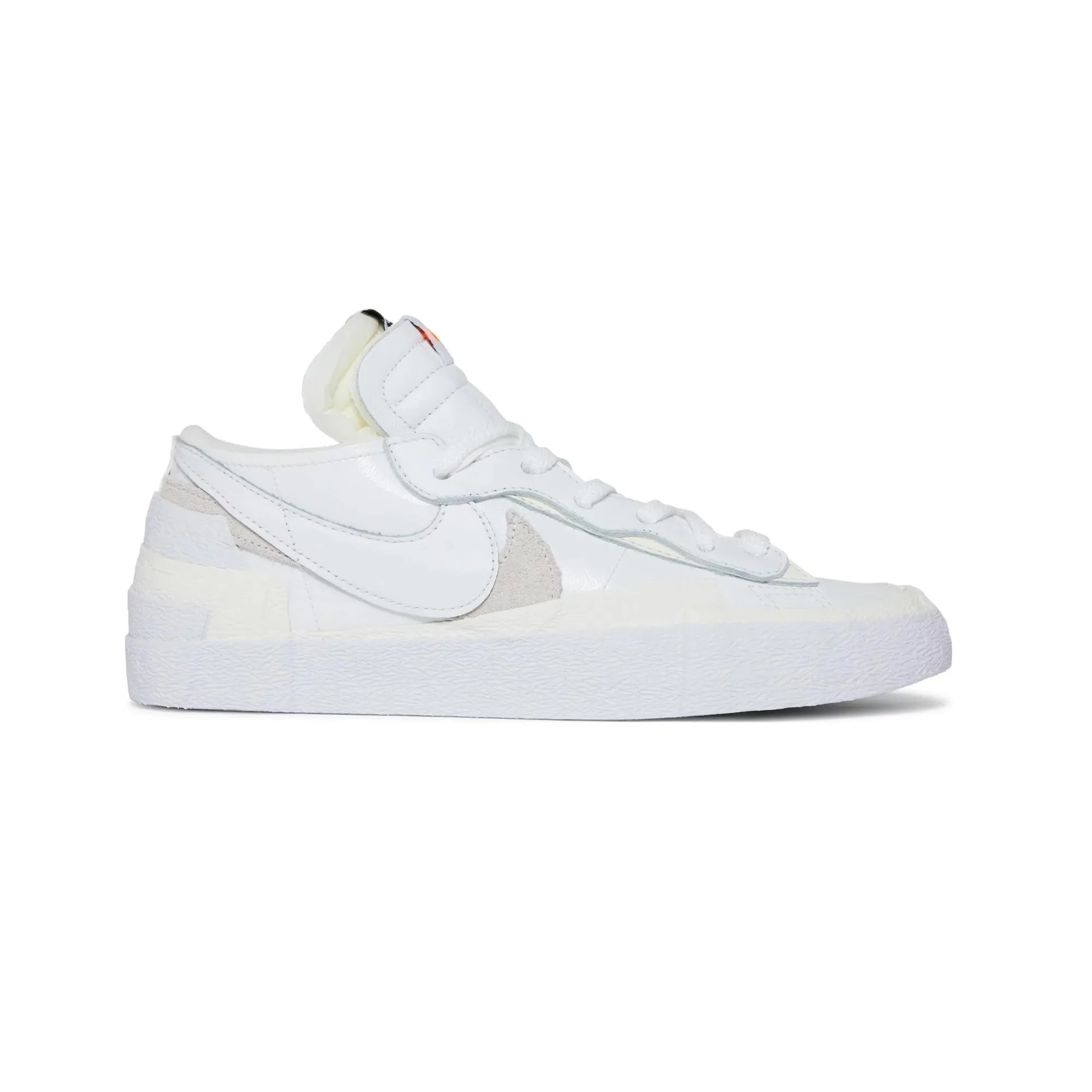 Nike Blazer Low x Sacai 'White Patent Leather' (2022) Hyper Breathable Fabric