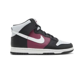Nike Dunk High 'Black Rosewood Pure Platinum' Women's Thermoregulating Lining Bold piece