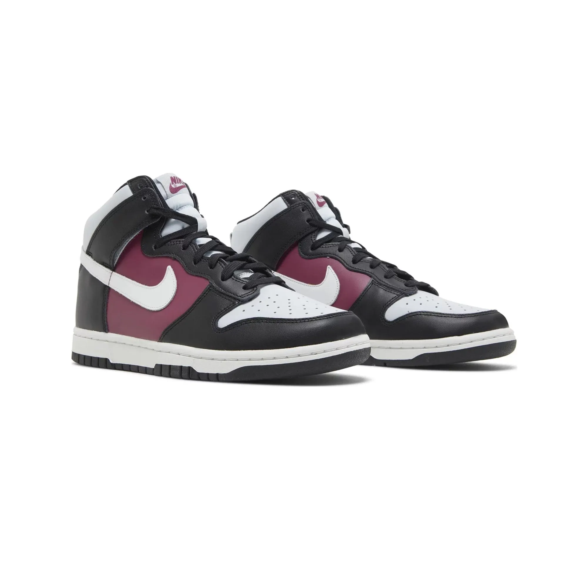 Nike Dunk High 'Black Rosewood Pure Platinum' Women's Recycled Sockliner Stable Run