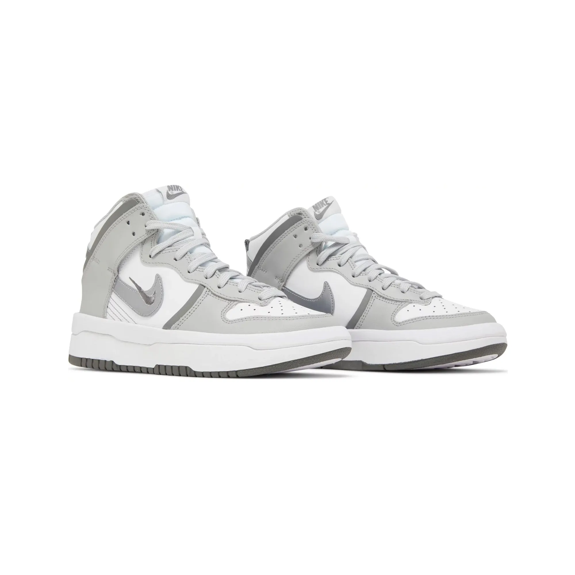 Breathable mesh construction Nike Dunk High Up 'Light Smoke Grey' Women's (2022)