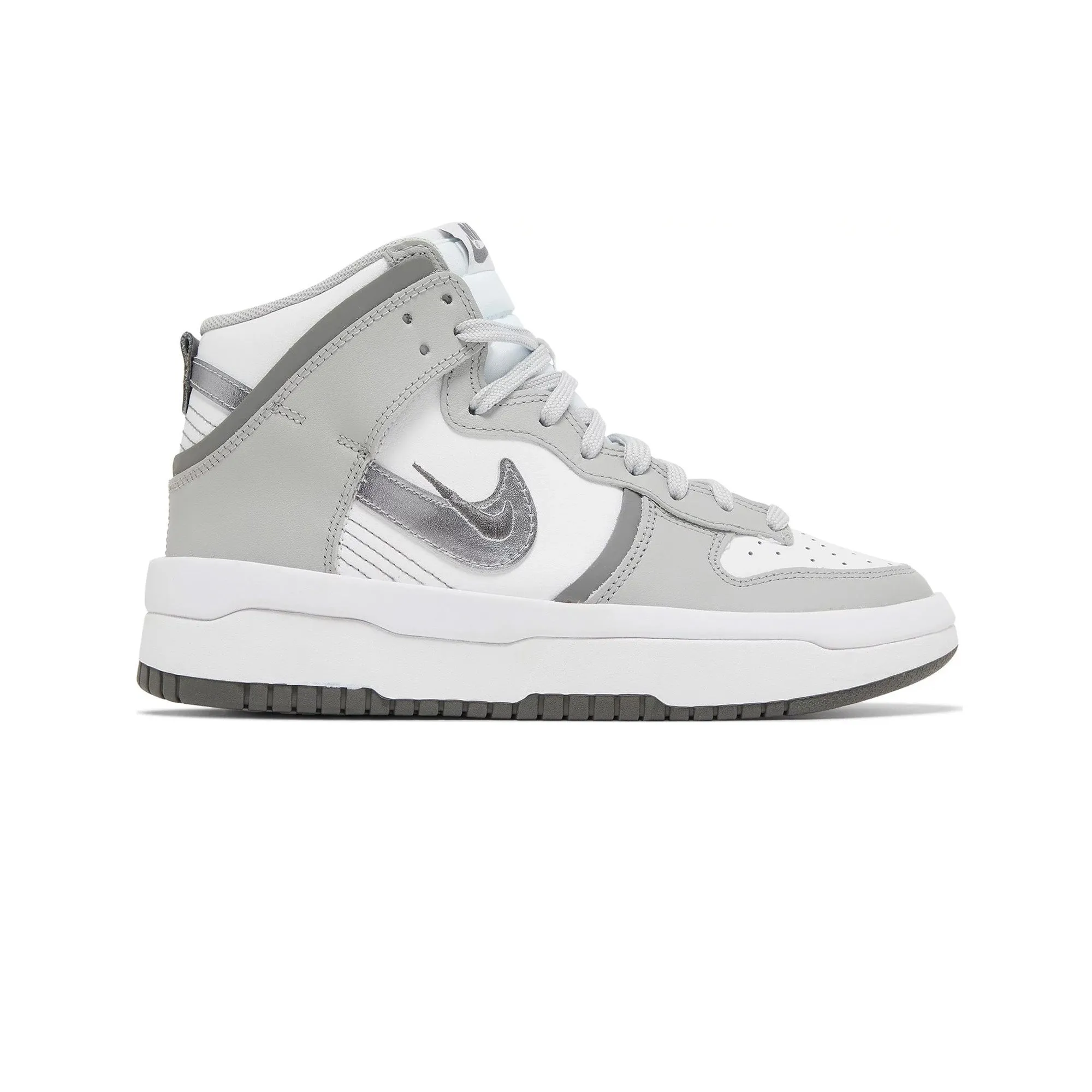 Nike Dunk High Up 'Light Smoke Grey' Women's (2022) Structured chic