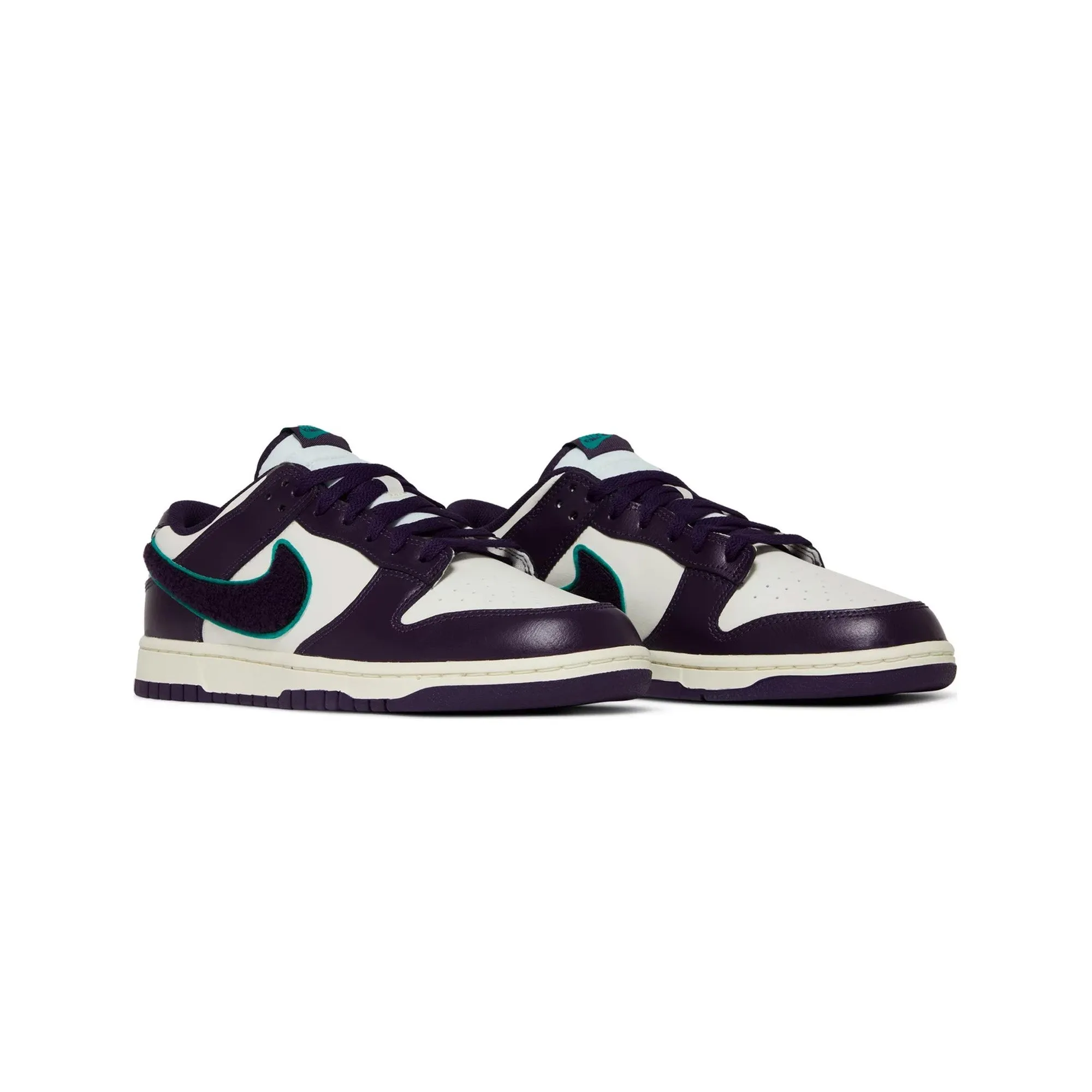 Recycled Mesh Upper Nike Dunk Low Chenille Swoosh 'Sail Grand Purple' (2022)