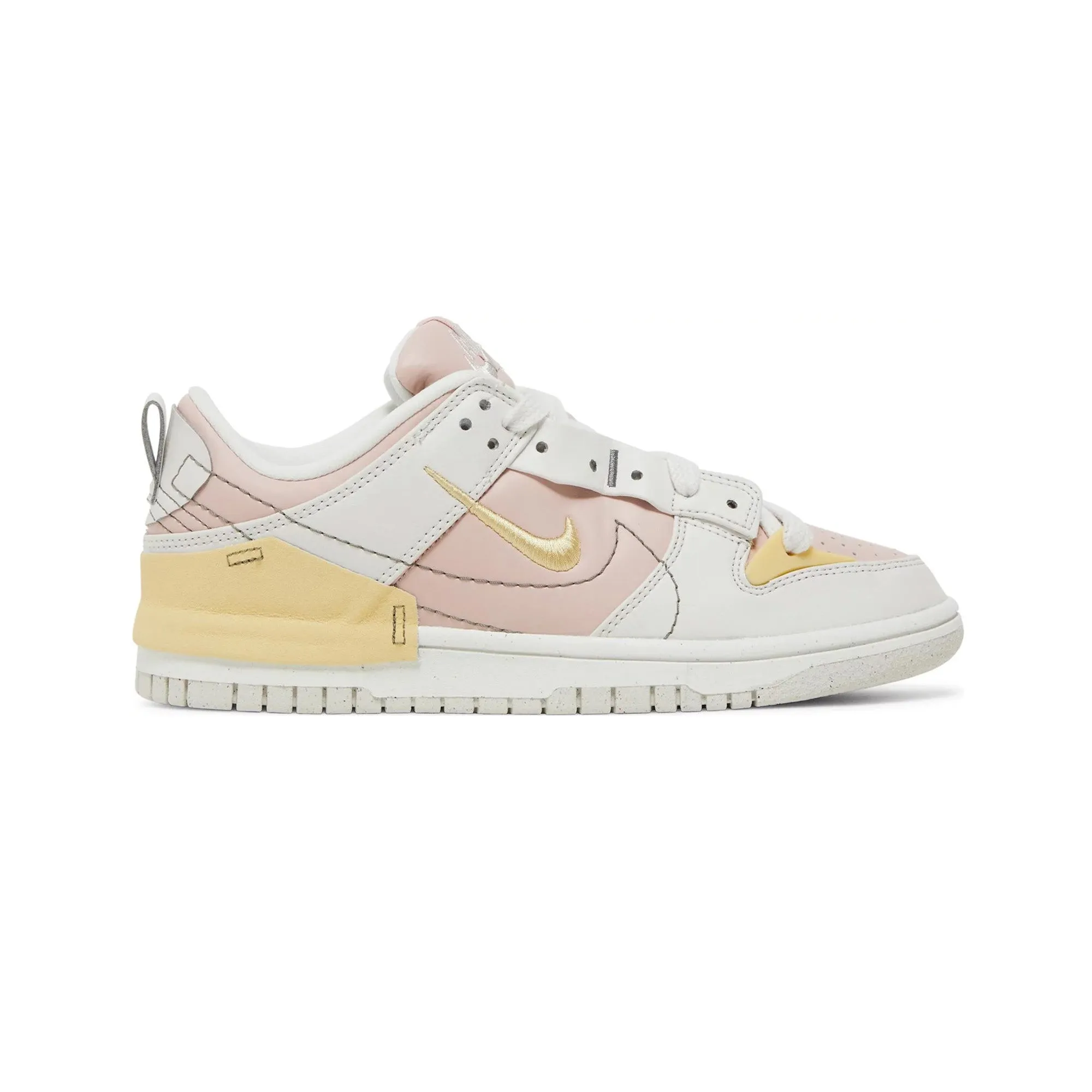 Nike Dunk Low Disrupt 2 'Pink Oxford' Women's (2022) Ergonomic Heel Counters Injection Molded Construction
