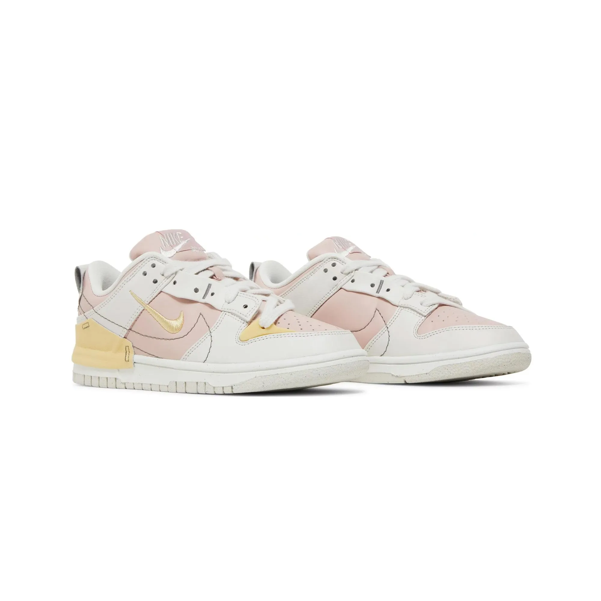 Nike Dunk Low Disrupt 2 'Pink Oxford' Women's (2022) Fitted Traction Flat Knit Texture