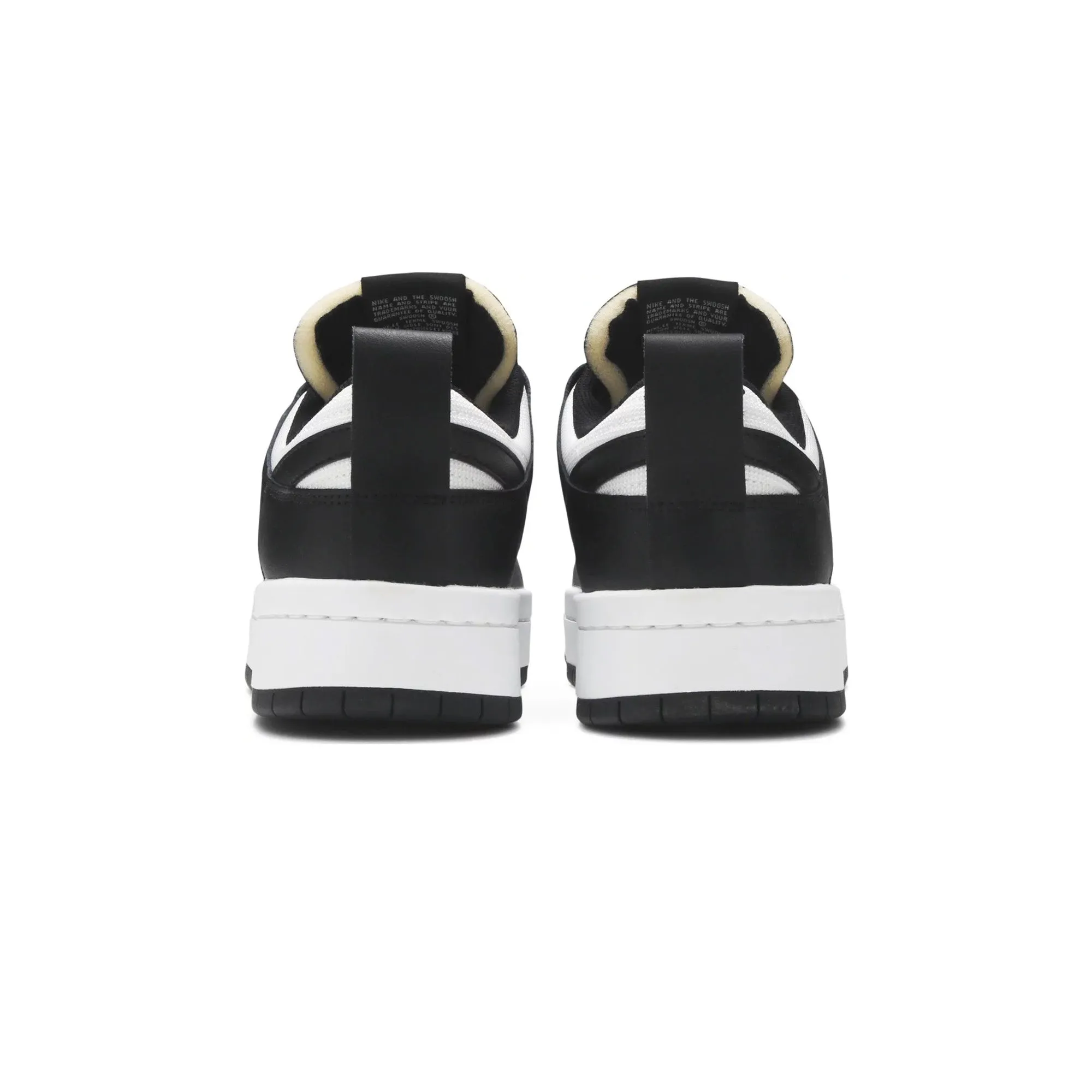 Minimalist Stitching Nike Dunk Low Disrupt 'Black White' Women's (2020)