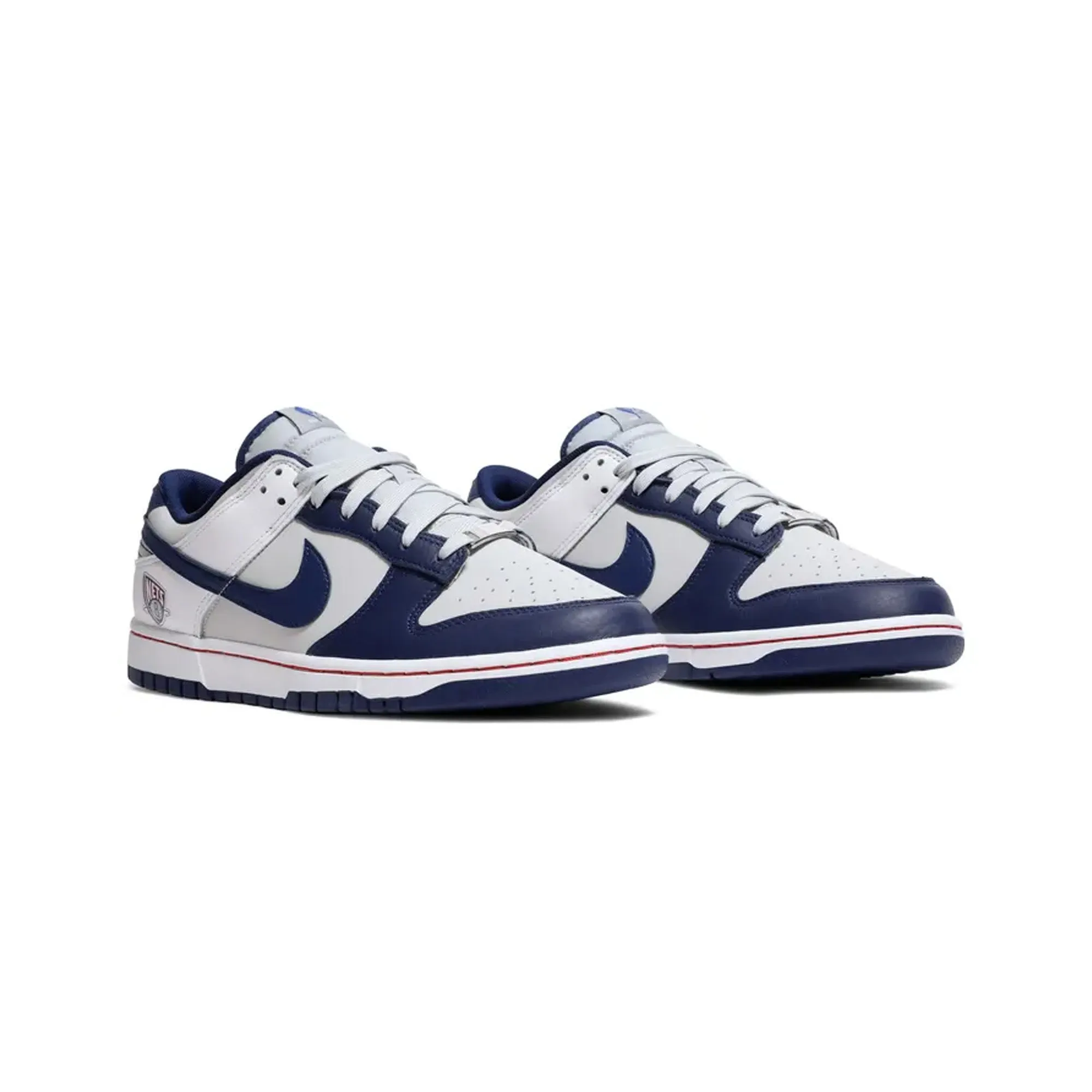 Slip On Mechanism Unique Design Nike Dunk Low EMB NBA 75th Anniversary 'Brooklyn Nets' (2021)