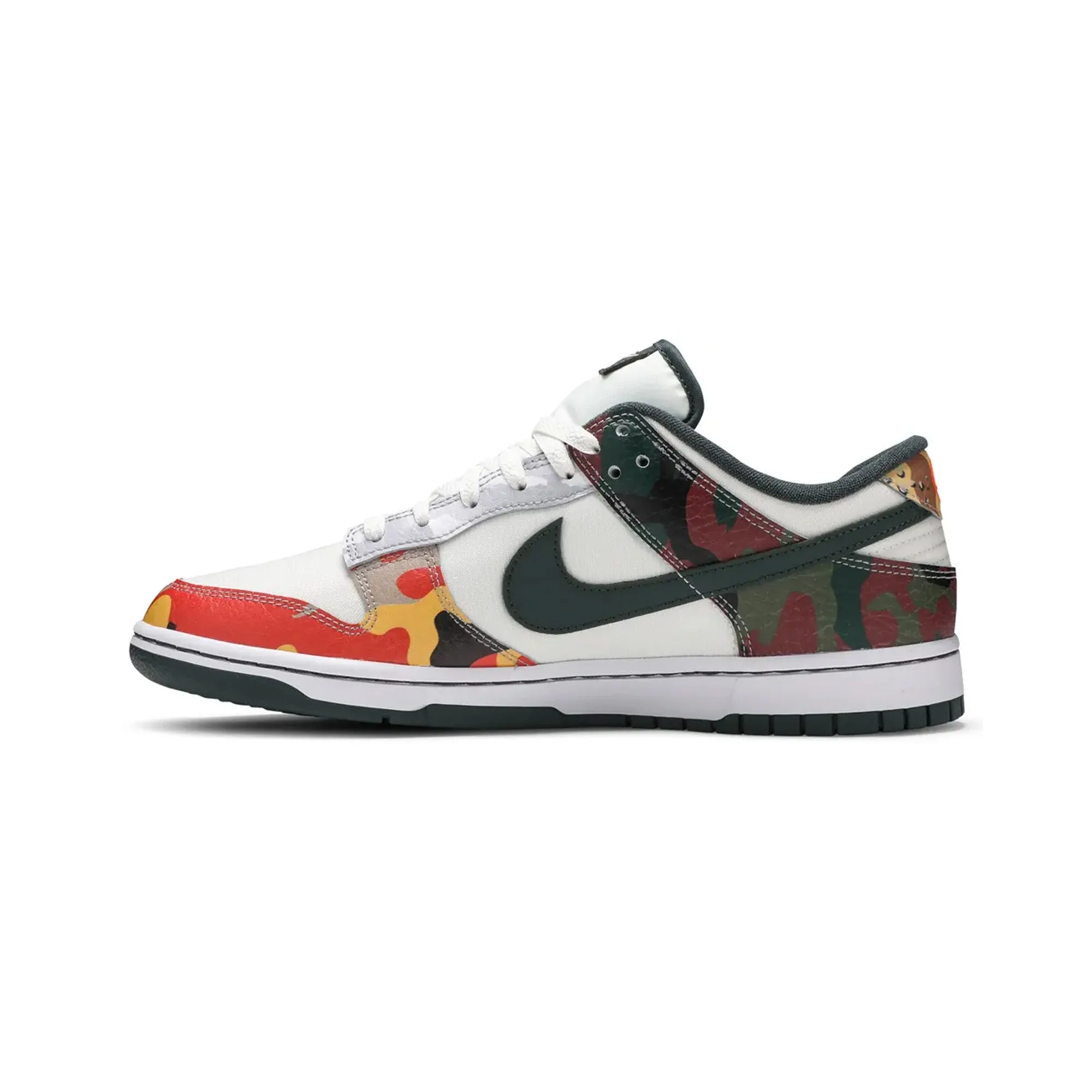 Articulated Flex Grooves Zonal Flexibility Nike Dunk Low SE 'Sail Multi Camo'