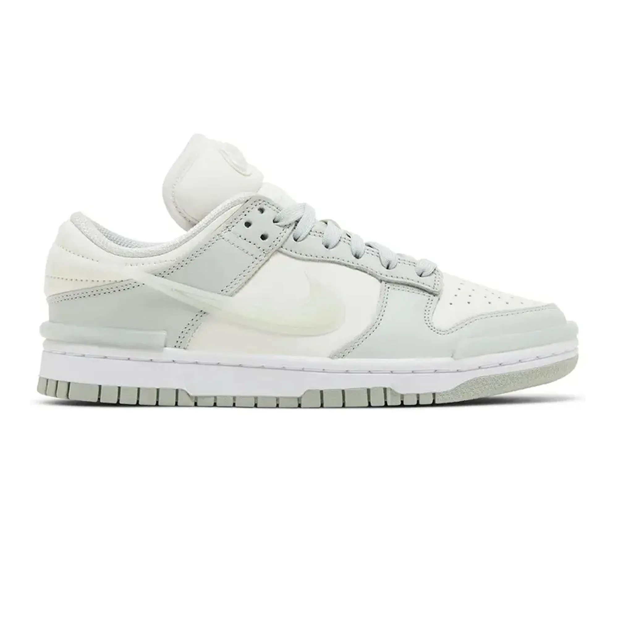 Nike Dunk Low Twist 'Light Silver' Women's Streamlined materials