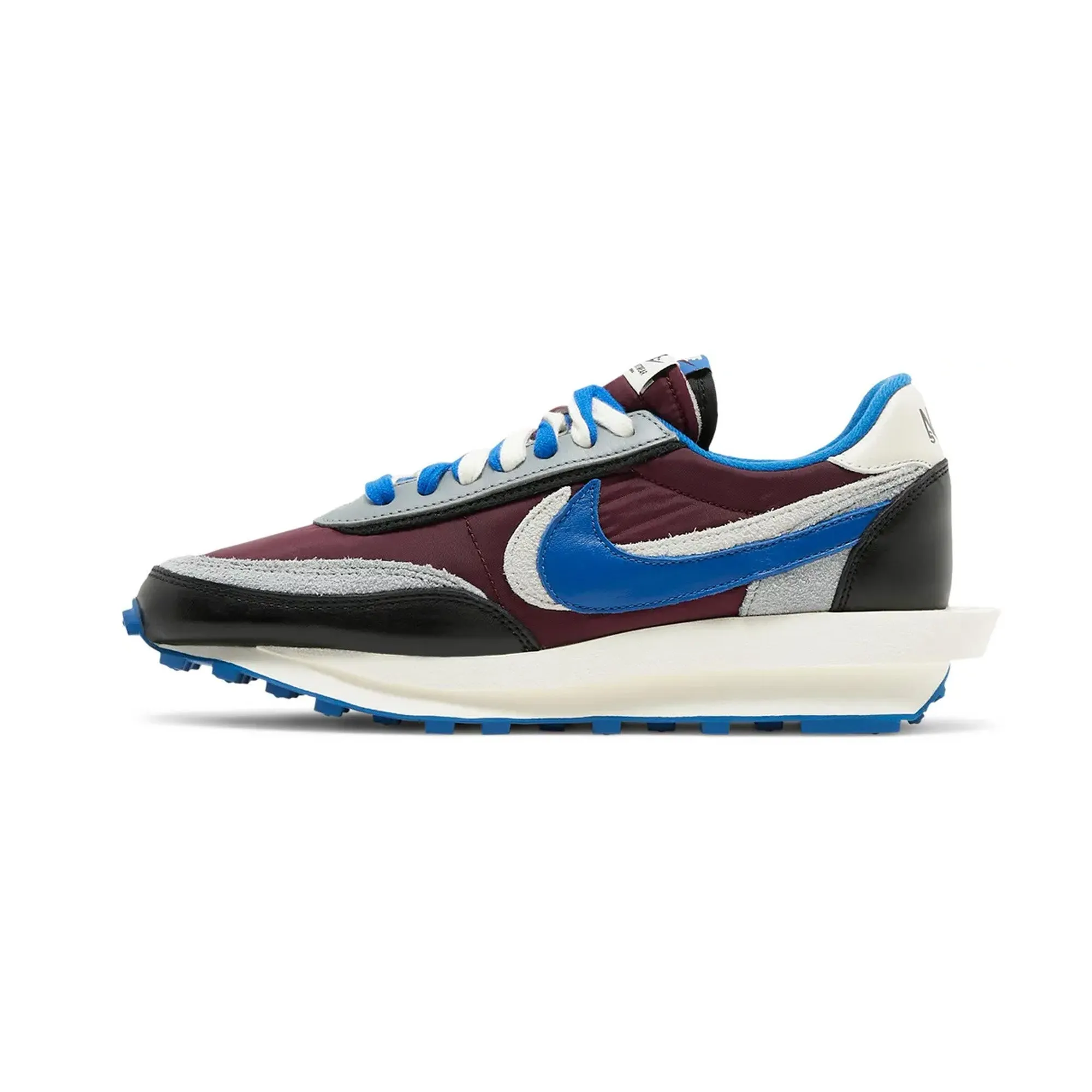 Nike LDWaffle x Sacai x Undercover 'Night Maroon Team Royal' Quick Boost Stable Motion
