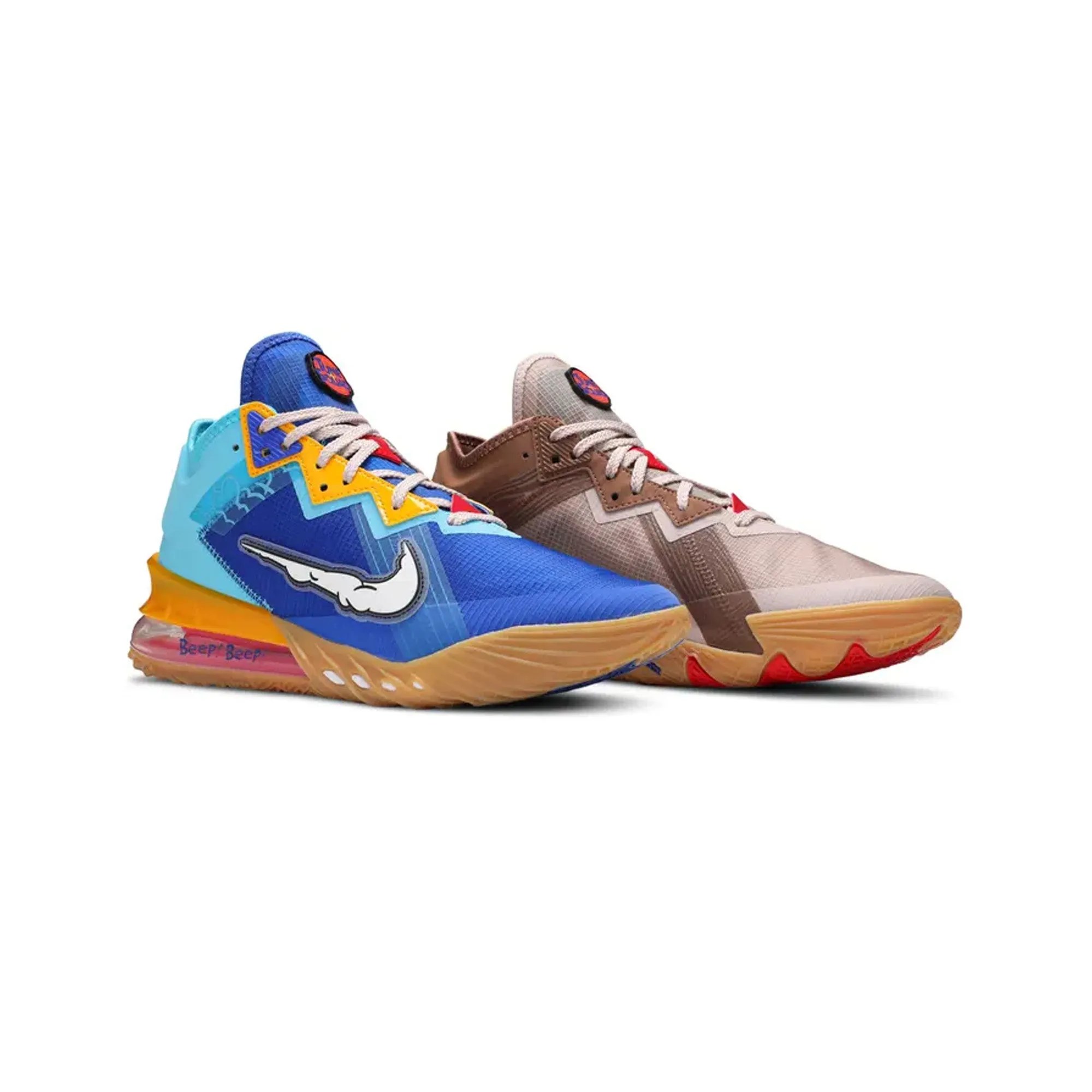 Nike LeBron 18 Low 'Wile E. vs Roadrunner Space Jam' (2021) Cushioned Upper
