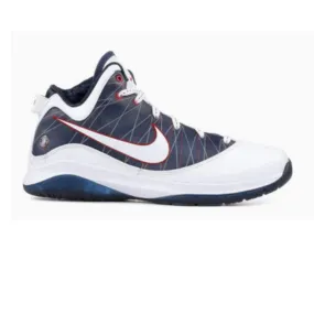 Nike LeBron 7 PS 'P.S. White / Navy' (2010) Steady Pace Comfort Stretch