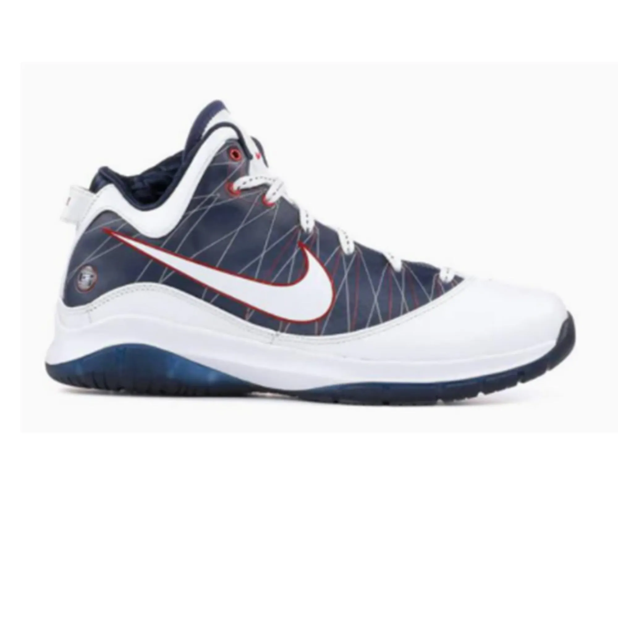 Nike LeBron 7 PS 'P.S. White / Navy' (2010) Steady Pace Comfort Stretch
