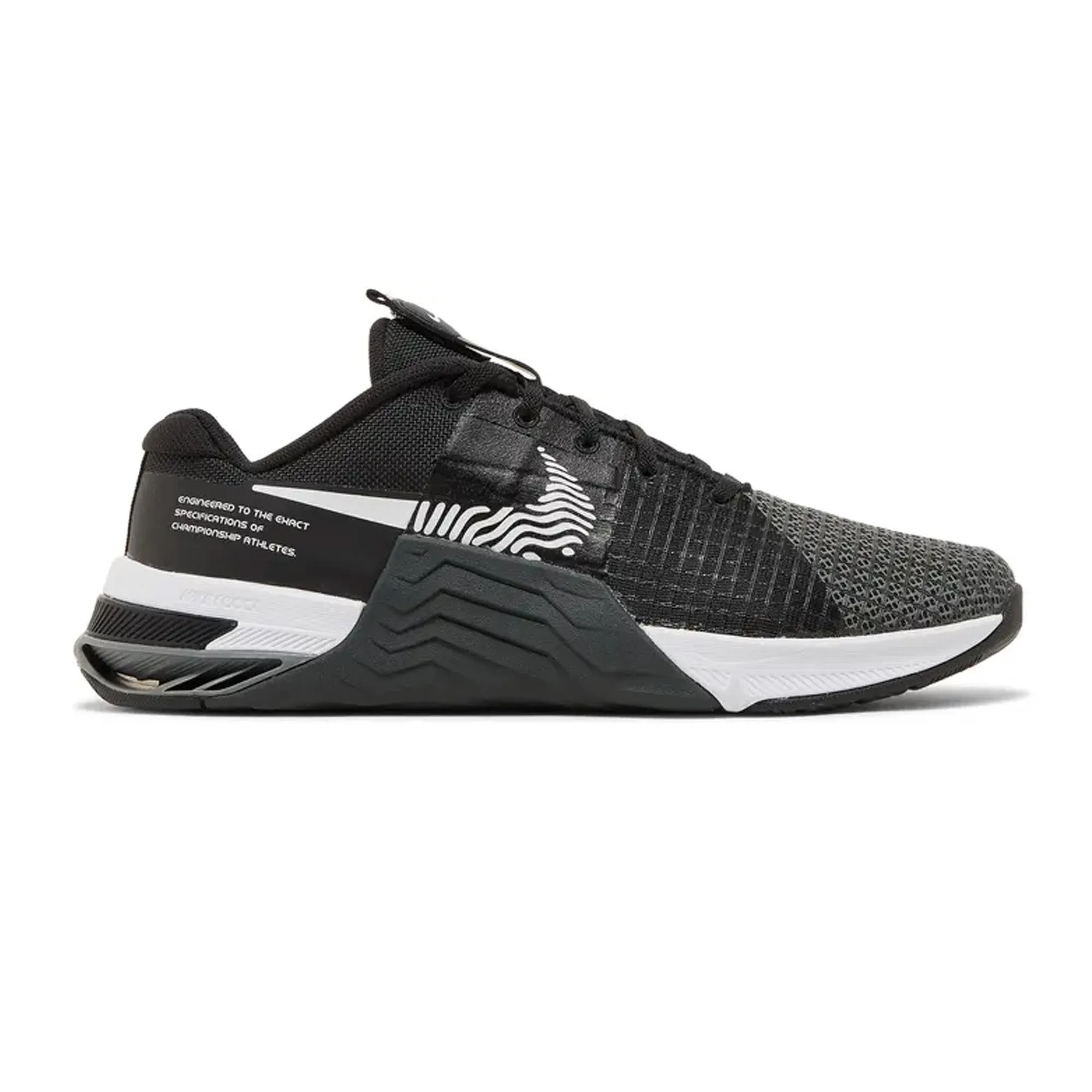 Dynamic Lacing System Total Control Nike Metcon 8 'Black White' (2022)