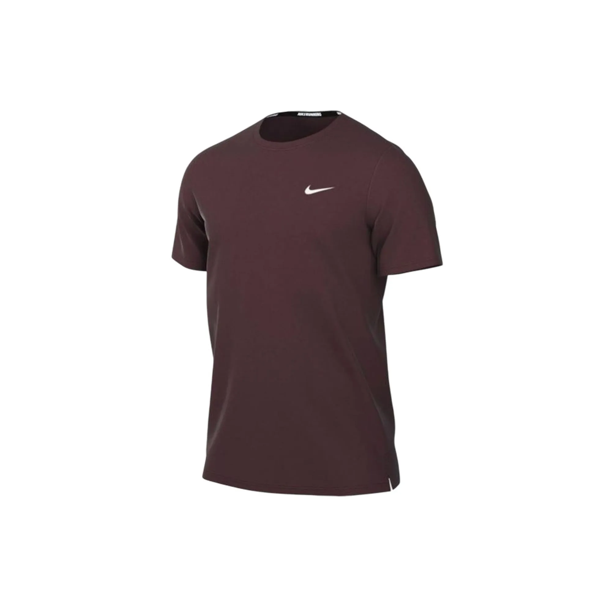 Arch Technology Zero Noise Nike Miler Dri-FIT UV Short-Sleeve Running Top 'Burgundy Crush'