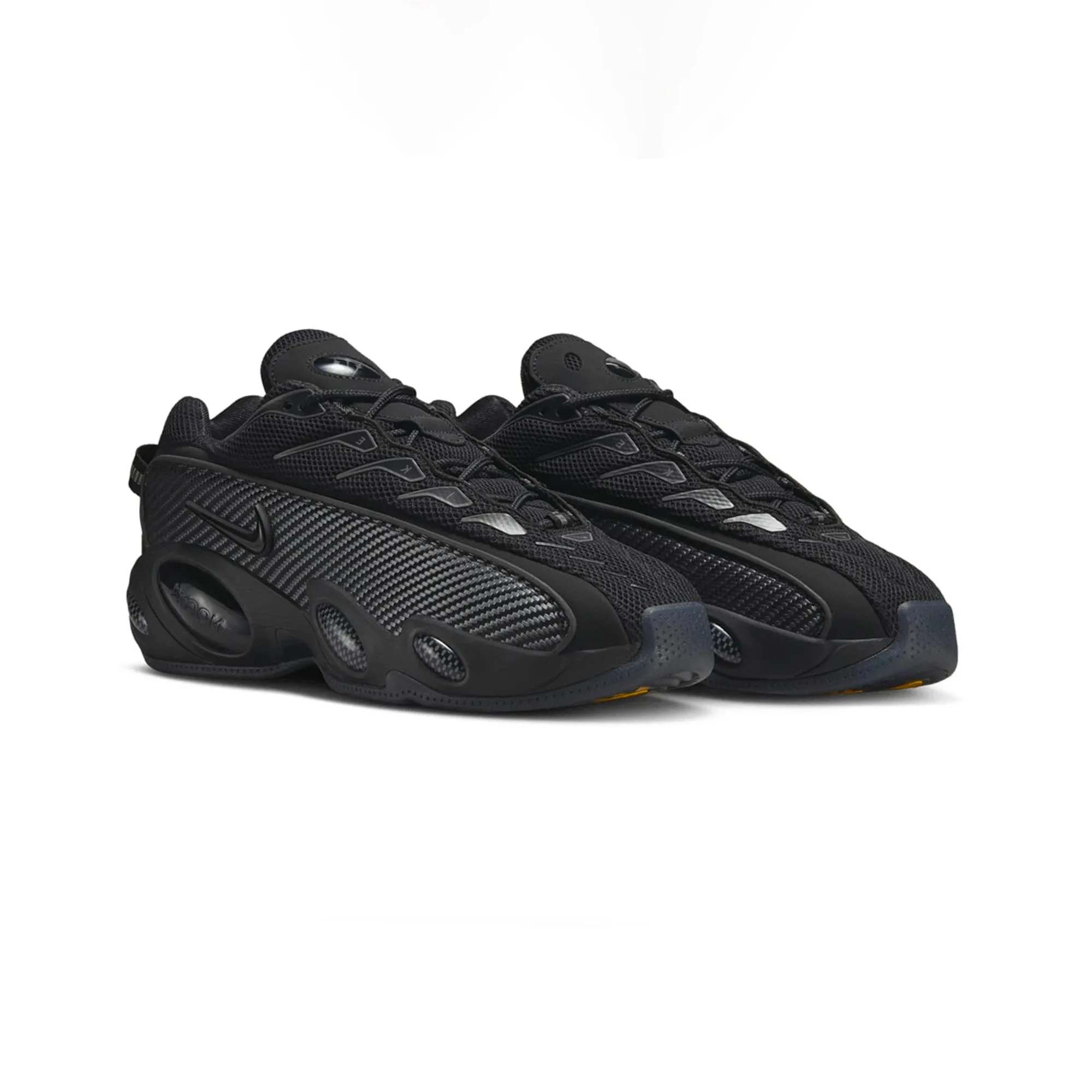 Ergonomic Frame Recycled Mesh Upper Nike NOCTA Glide Drake 'Black Iron Grey' (2025)