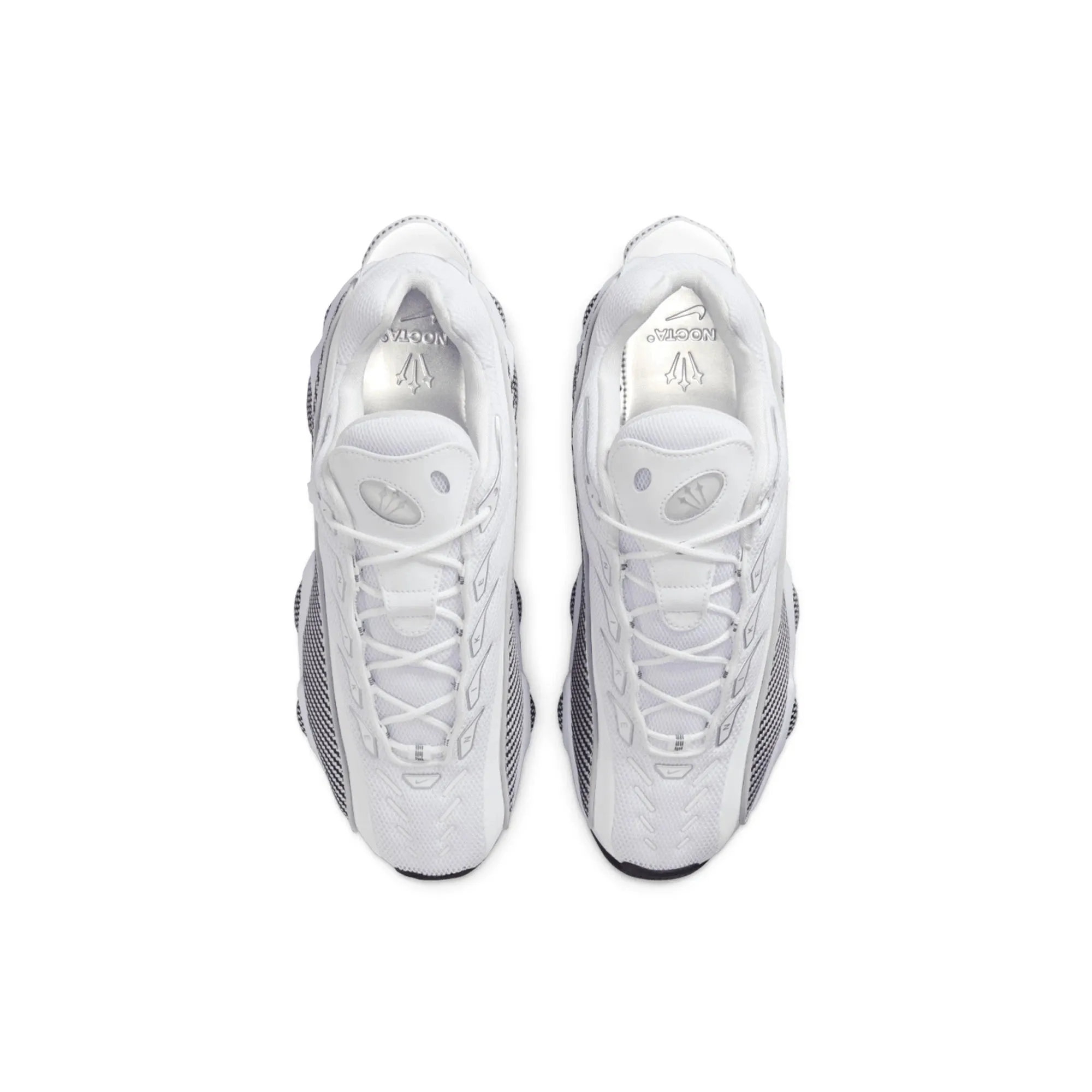 Nike NOCTA Glide Drake 'White Black' (2025) Anti Slip Heel Durable Base