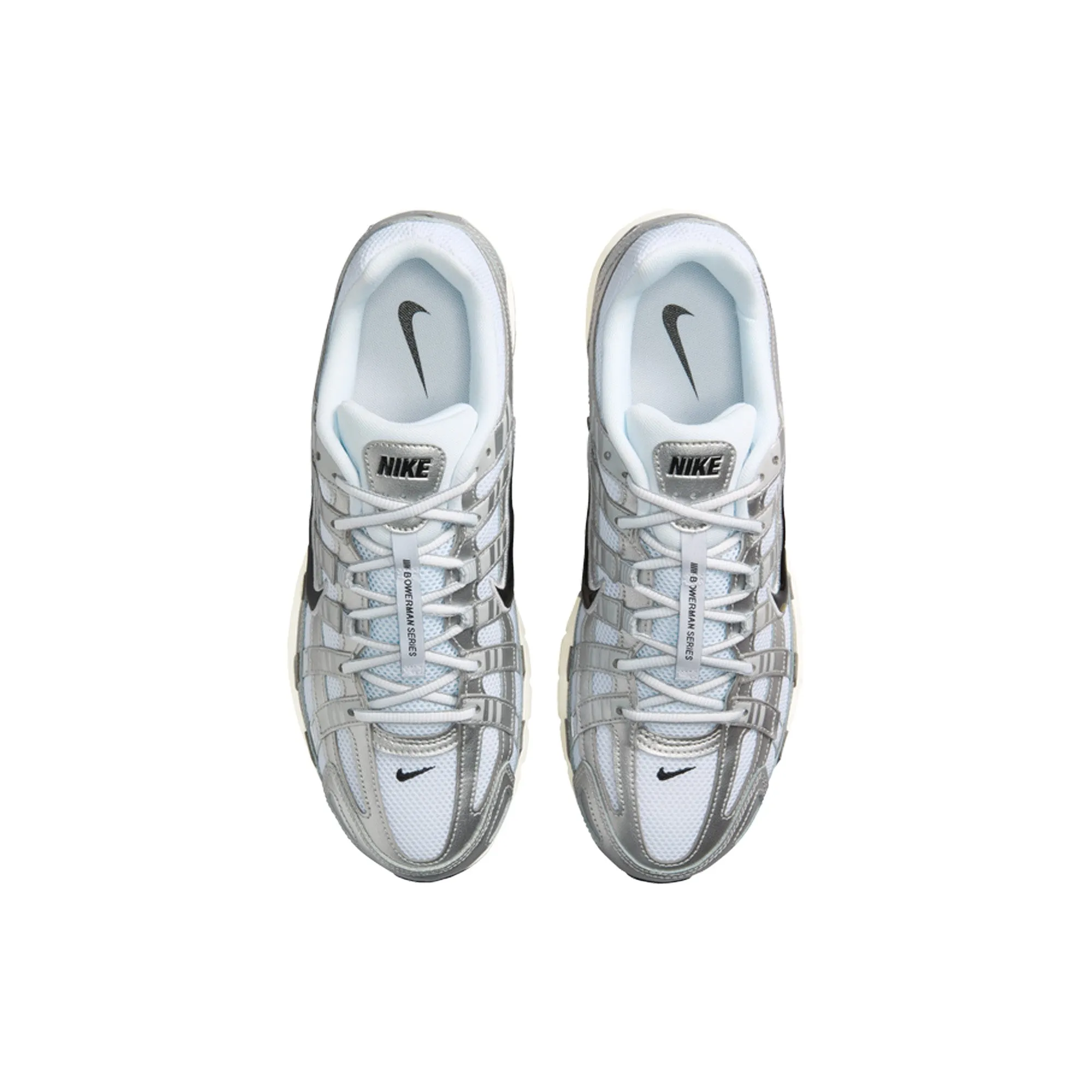 Adaptive Heel Cradle Nike P-6000 'White Metallic Silver Flat Silver Black' (2025)