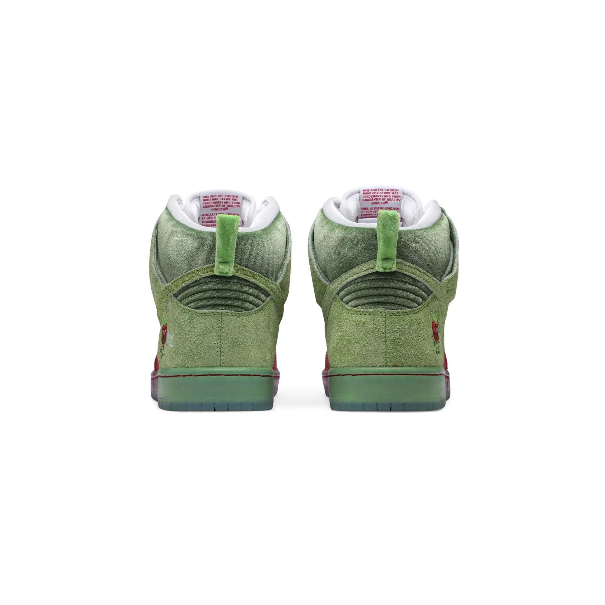 Contoured Eco Friendly Nike SB Dunk High 'Strawberry Cough' (2021)