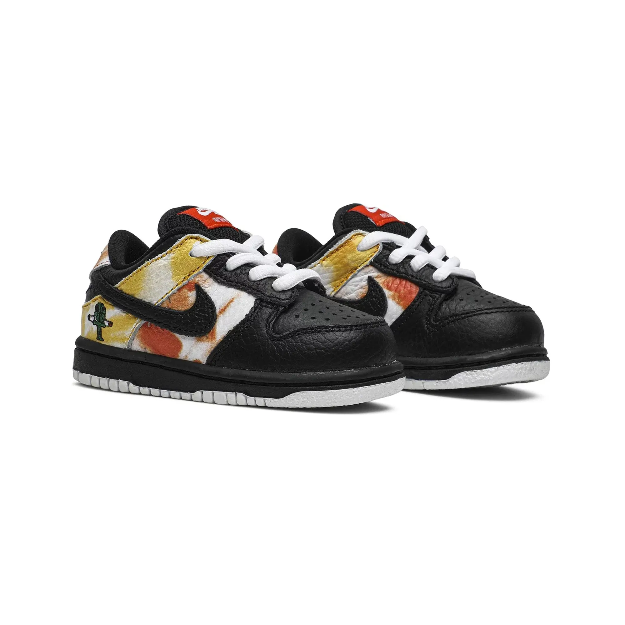 Nike SB Dunk Low 'Raygun Tie-Dye Black' TD (2021) Seamless Upper Construction