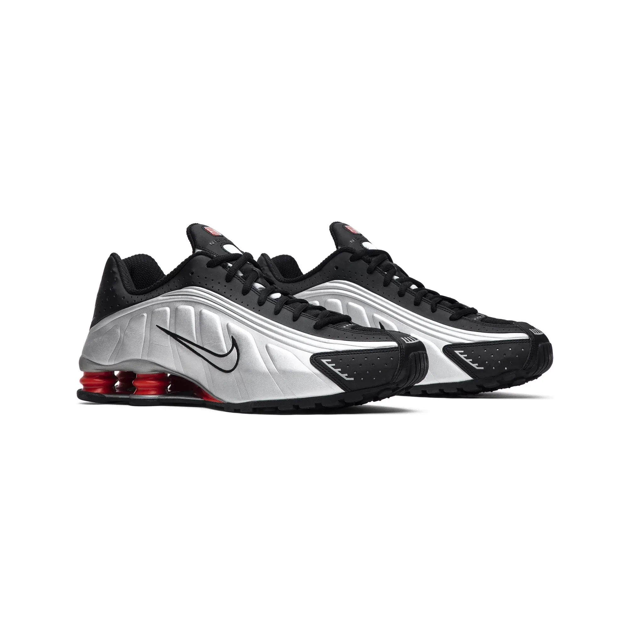 Sole Tech QuickDrying Nike Shox R4 'Black Metallic Silver' (2018)