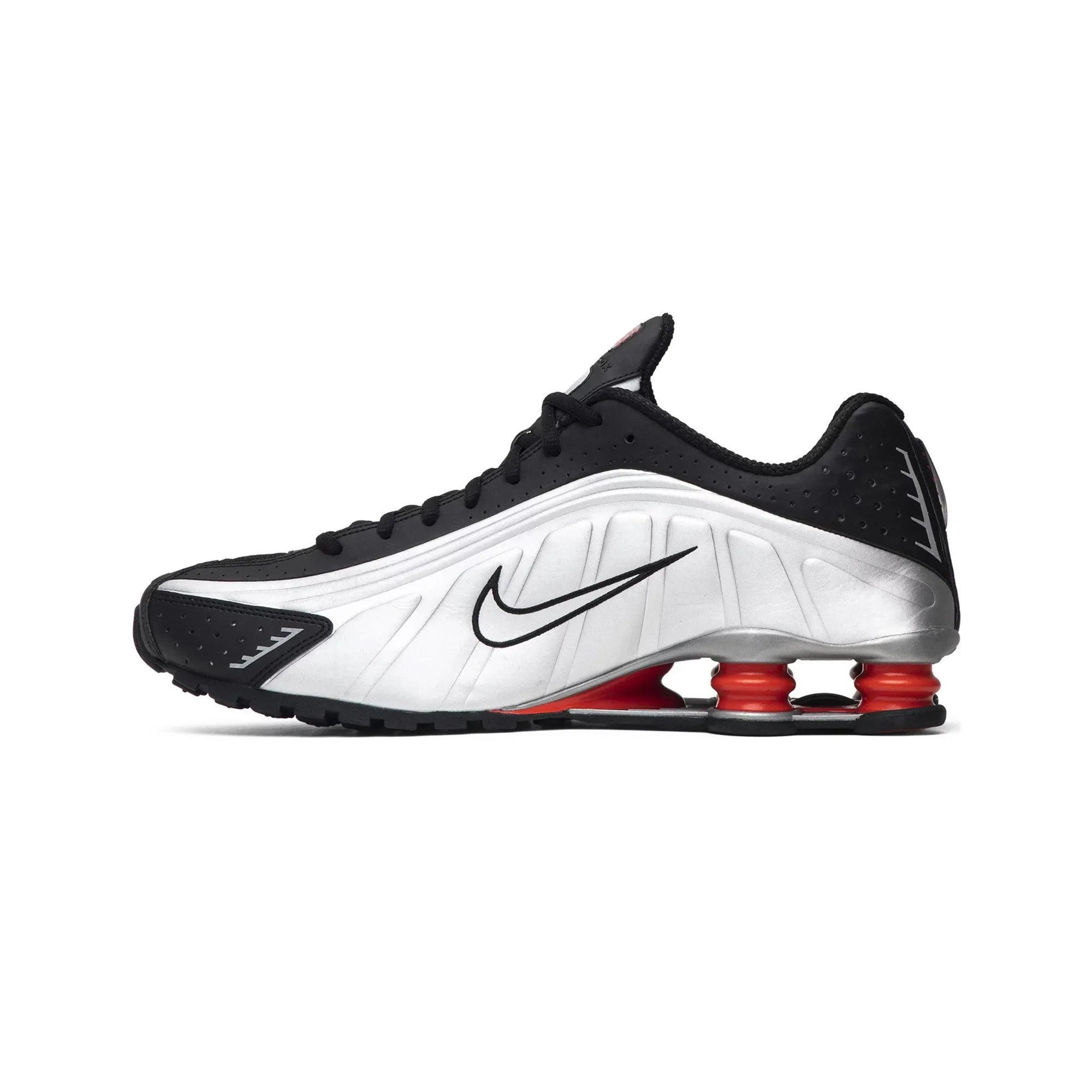 Nike Shox R4 'Black Metallic Silver' (2018) Responsive Foam Technology