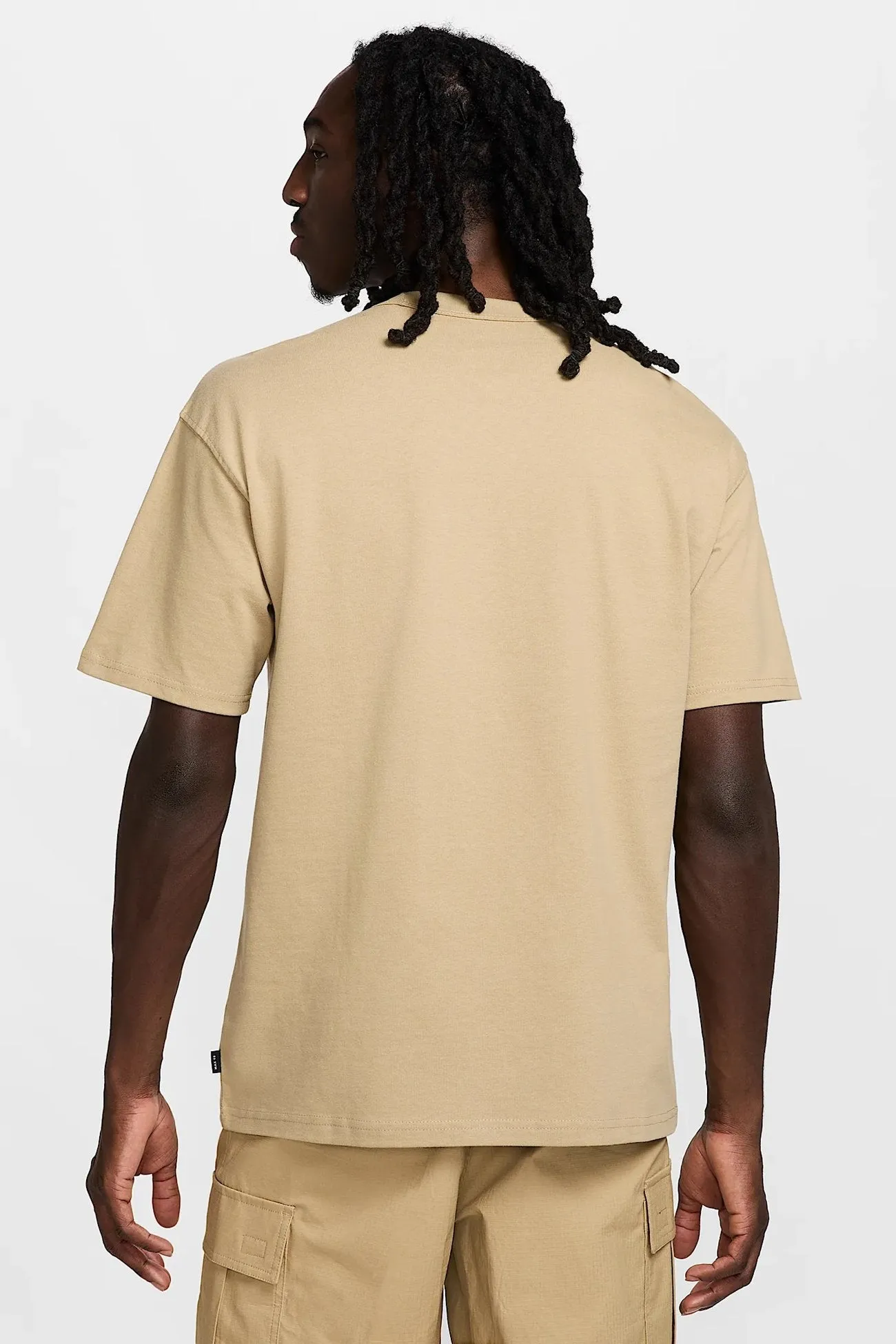 Reinforced Stitching Nike Sportswear Premium Essentials Tee Parachute Beige
