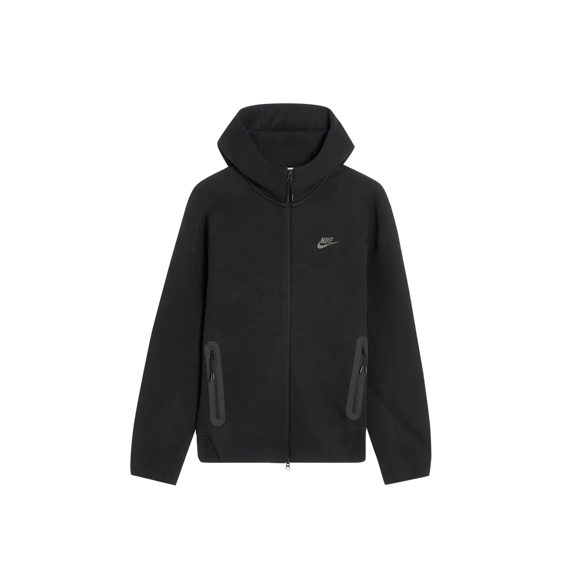 Fitness Performance Move Free Nike Sportswear Tech Fleece Windrunner Full Zip Hoodie 'Black'