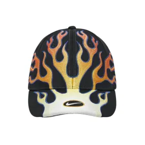 Nike Structured OG Flame Club Cap 'Black' (2025) Stretch Entry All Setup