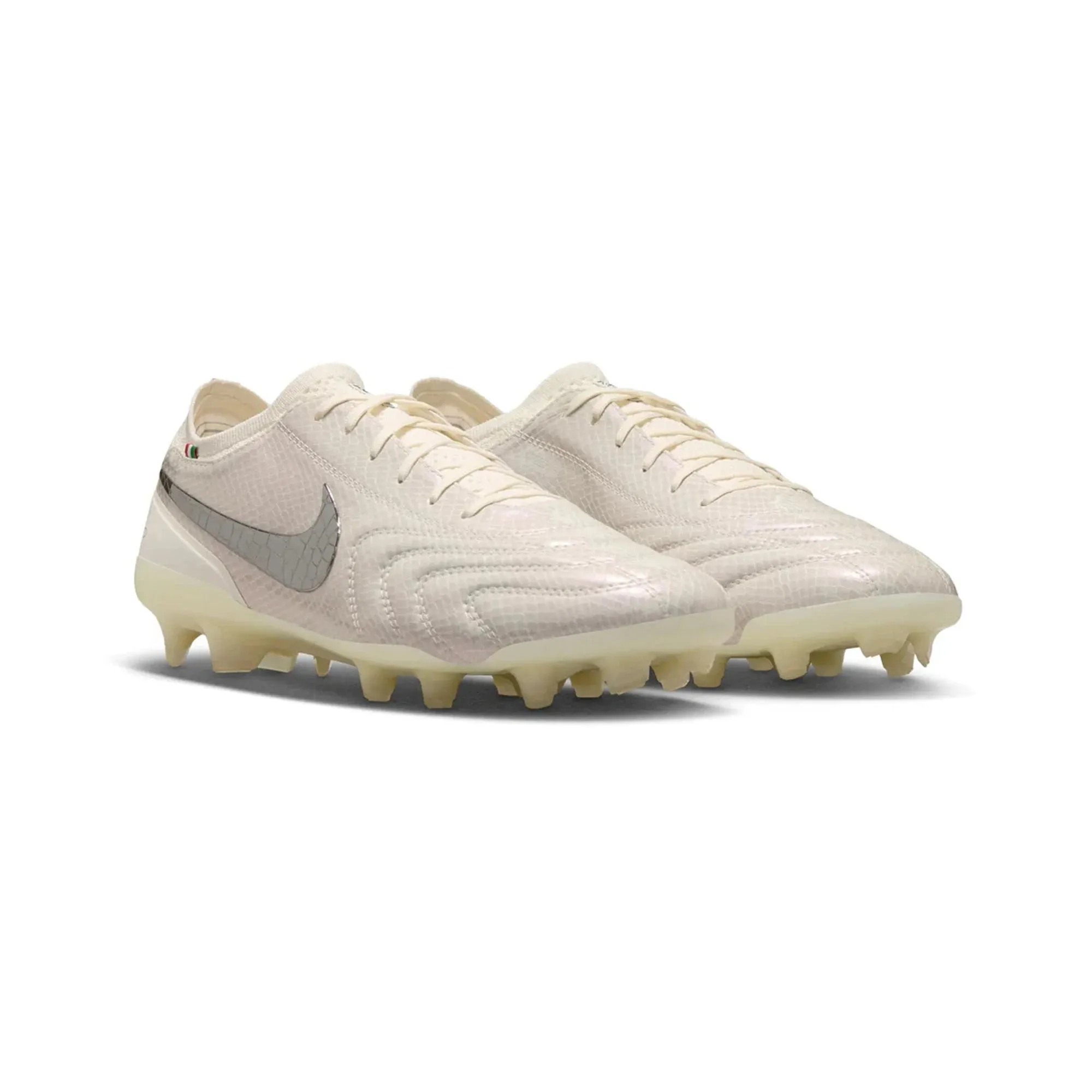 Nike Tiempo Legend 10 Elite Luxe FG 'Montebelluna Leather White Snakeskin' (2025) Impact-absorbing