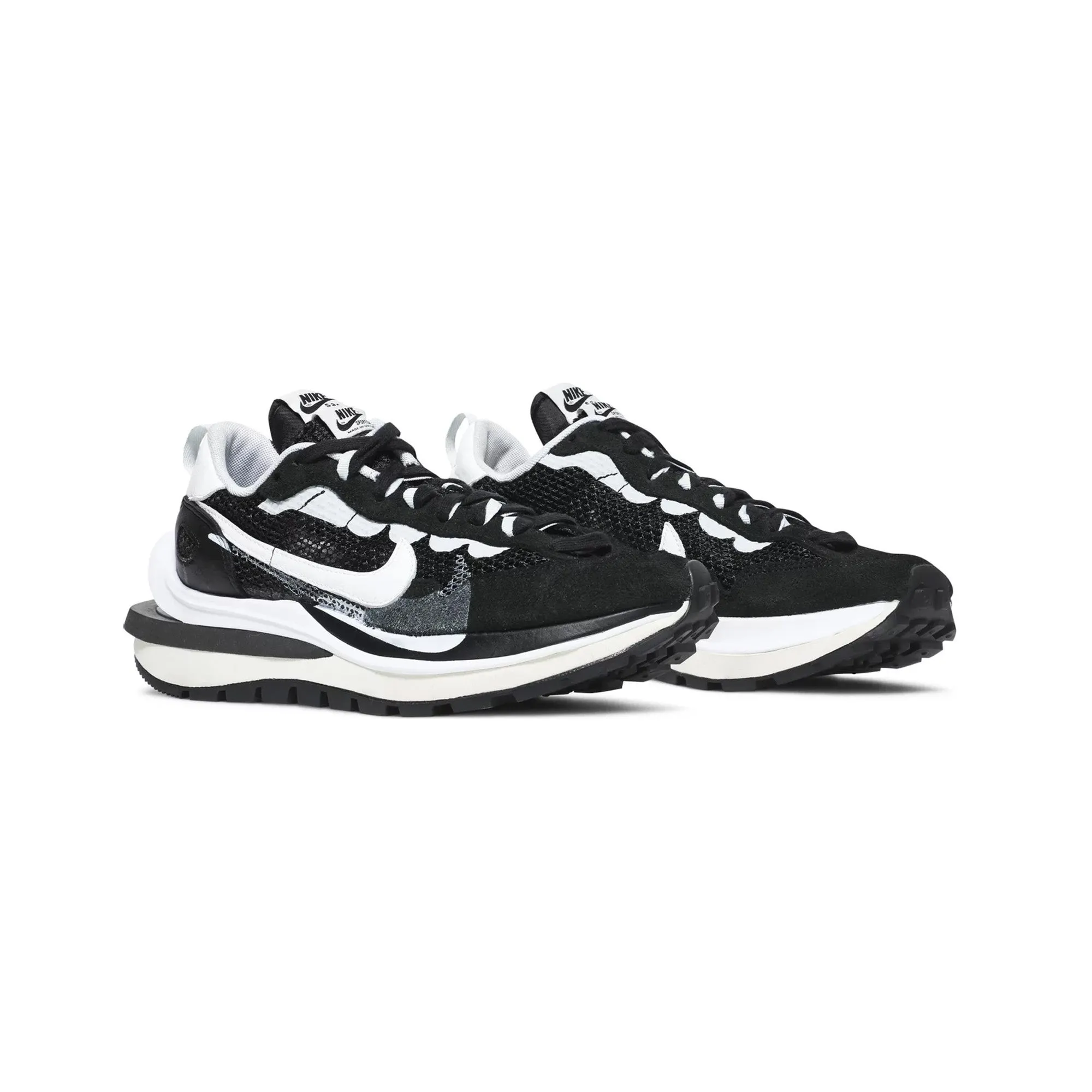 Nike Vaporwaffle x Sacai 'Black White' (2020) Multi Density Foam Footwear Essential