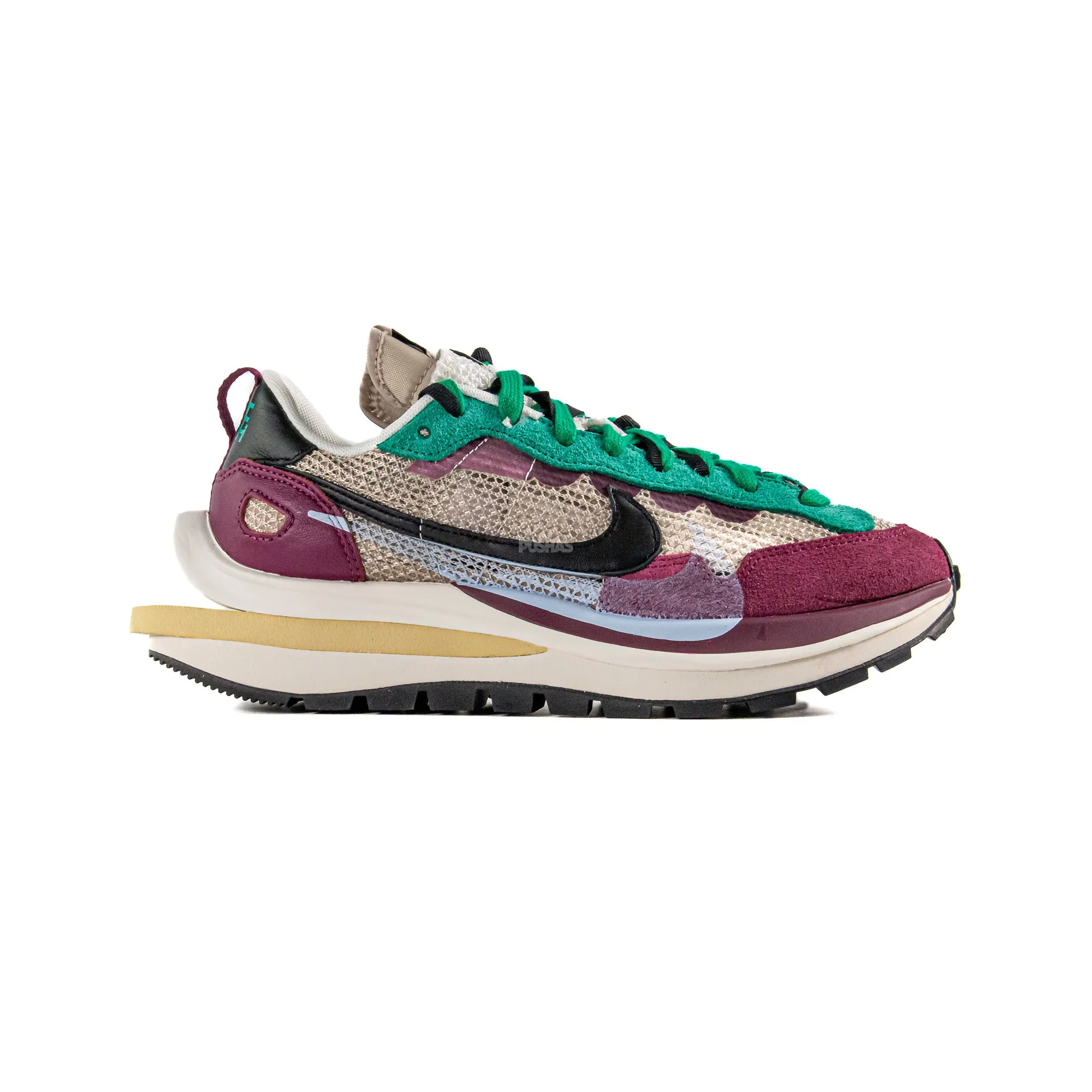 Nike Vaporwaffle x Sacai 'Villain Red Neptune Green' (2020) Secure Grip