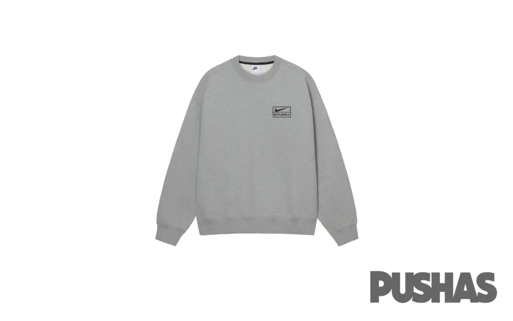 Nike x Stussy Crew 'Fleece Grey' SS23 Any Terrain