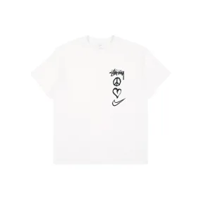 Nike x Stussy Peace, Love, Swoosh T-shirt 'White' (2022) Weekend Walker Ultra-soft piece
