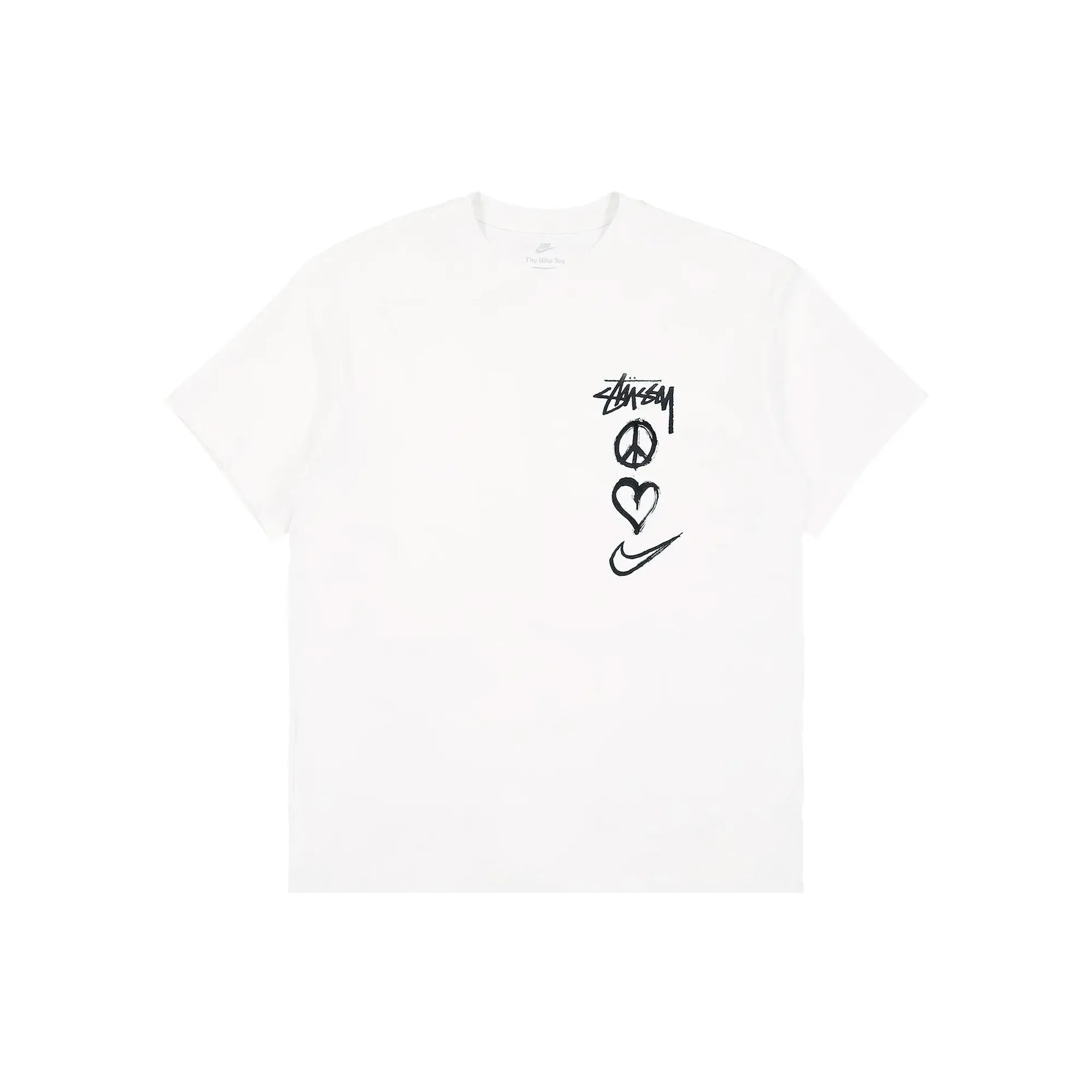 Nike x Stussy Peace, Love, Swoosh T-shirt 'White' (2022) Weekend Walker Ultra-soft piece