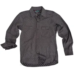 Eco-Friendly Choice Multipocket Style Nixon Shirt - Black Double "Calico" Twill - Warehouse