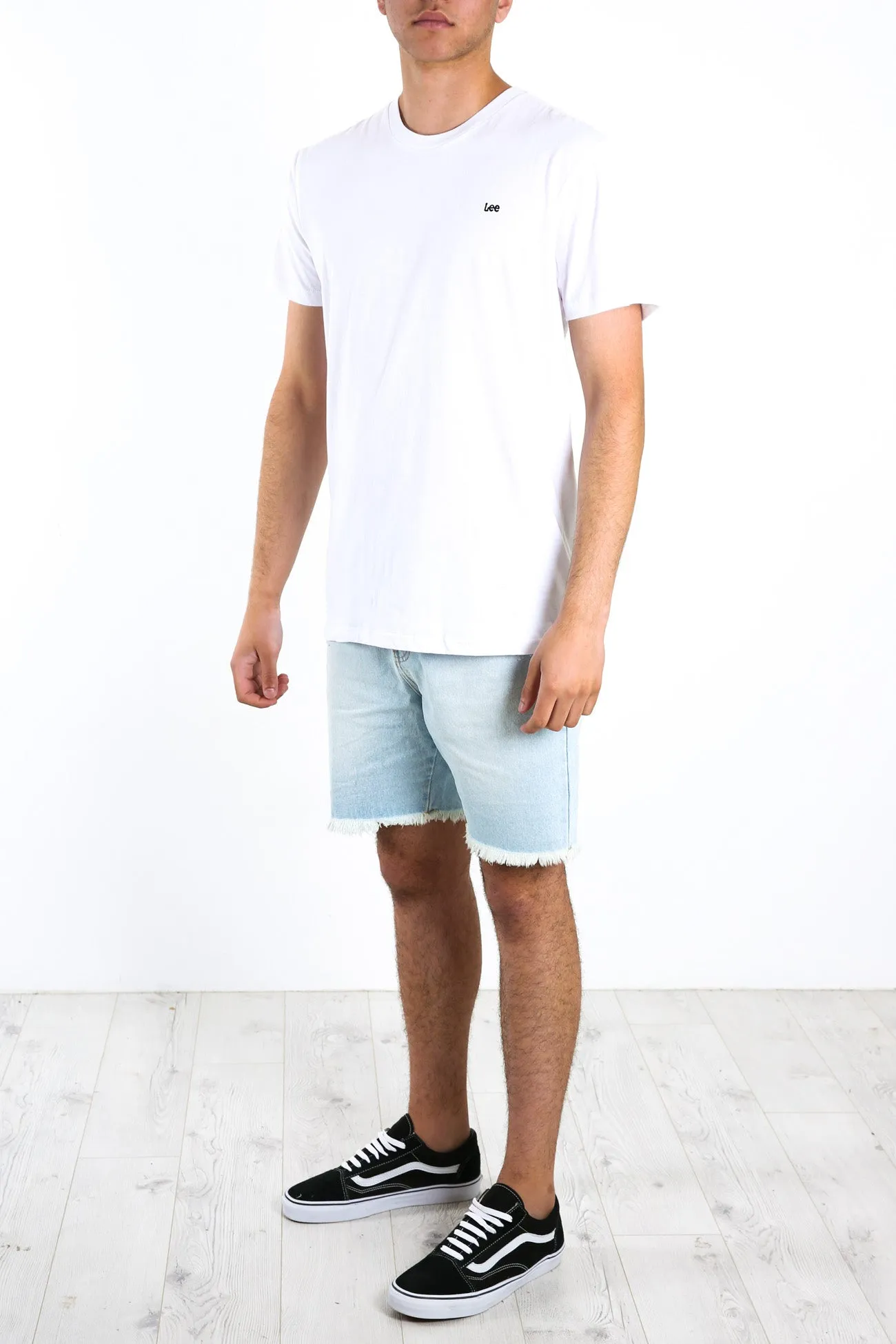 ZeroWaste Pattern Non Chafe Armholes No Brainer Lee Tee White