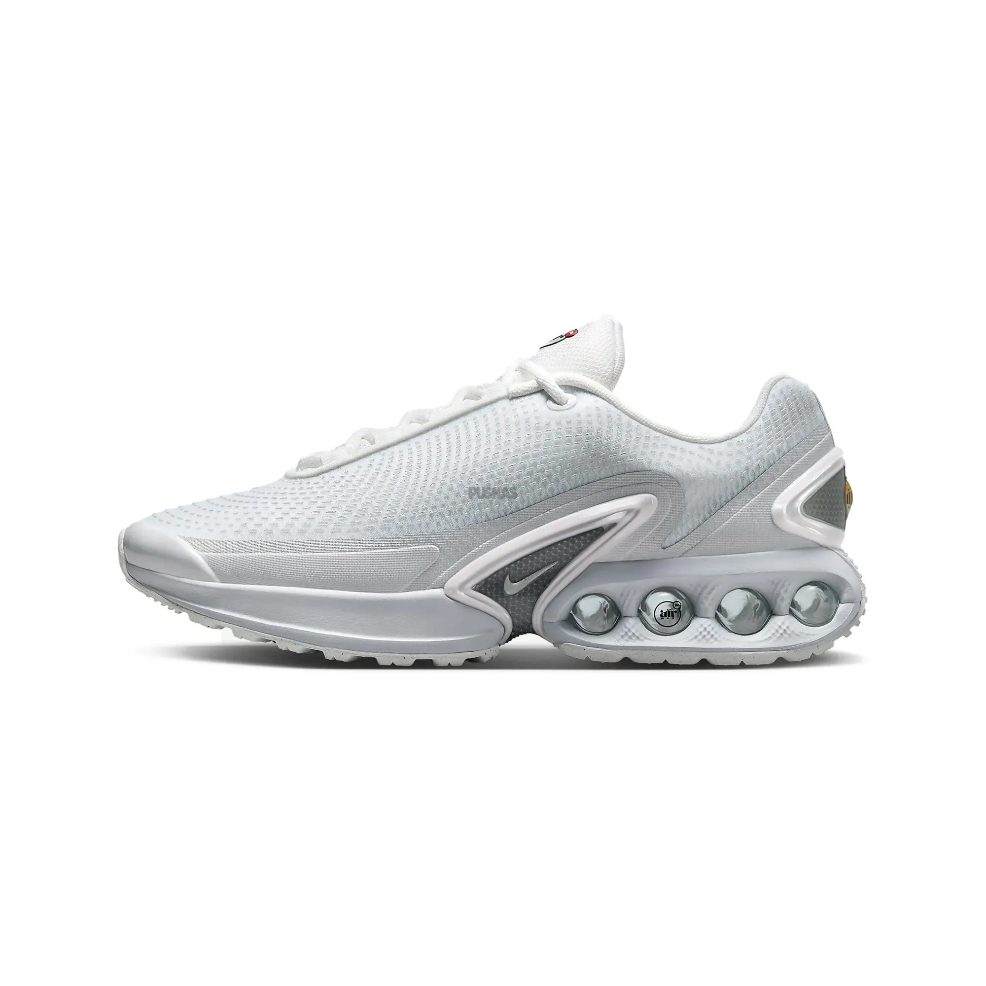 Nike Air Max DN 'White Metallic Silver' Women's (2024) Stabilizing Chassis High Traction Outsole