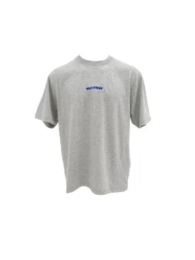 Pennant Embro Oversize Fit Tee Snow Marle Layered Collar