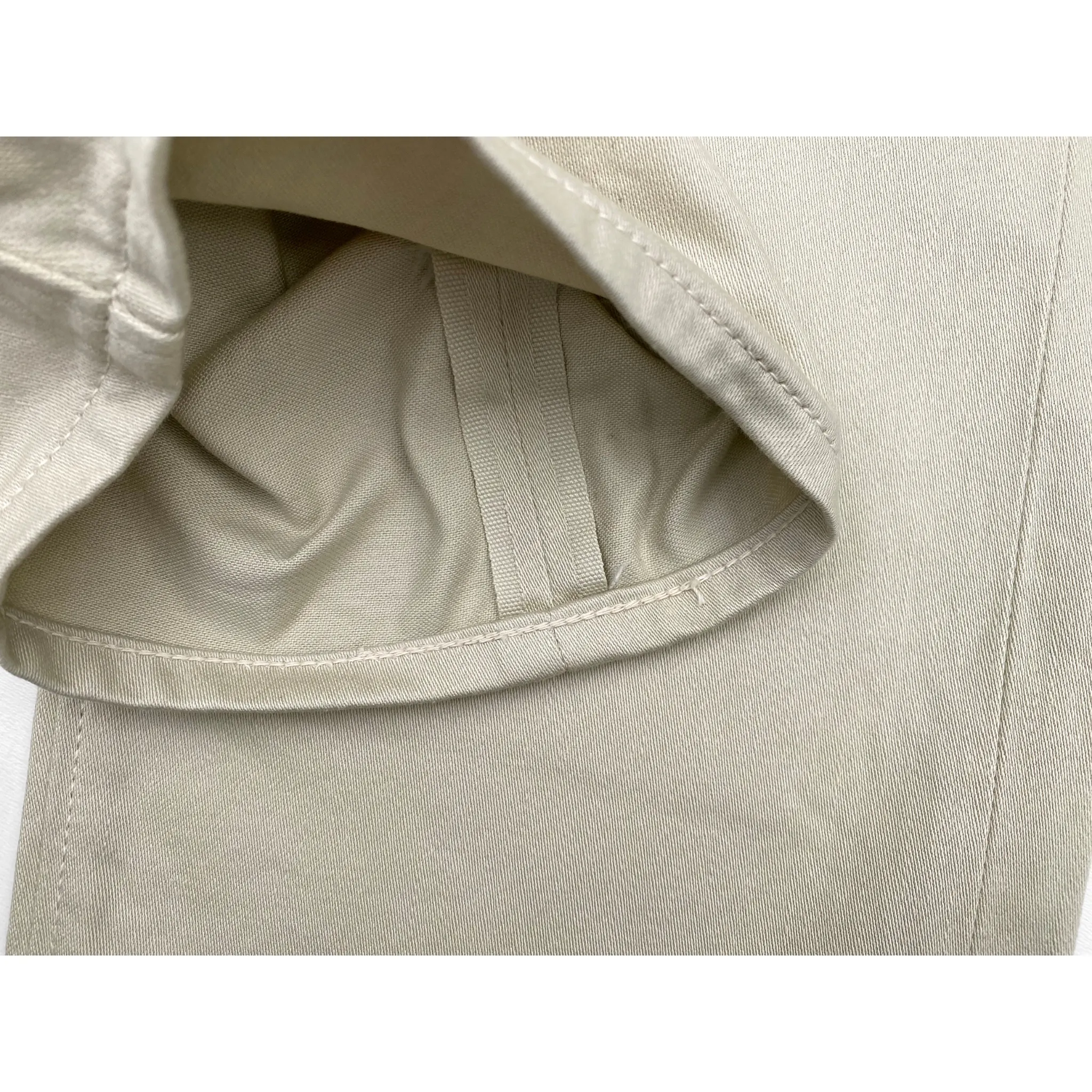 High Rise Design Elastic waist Californian Lot.64 - Wheat Sateen (Straight leg)