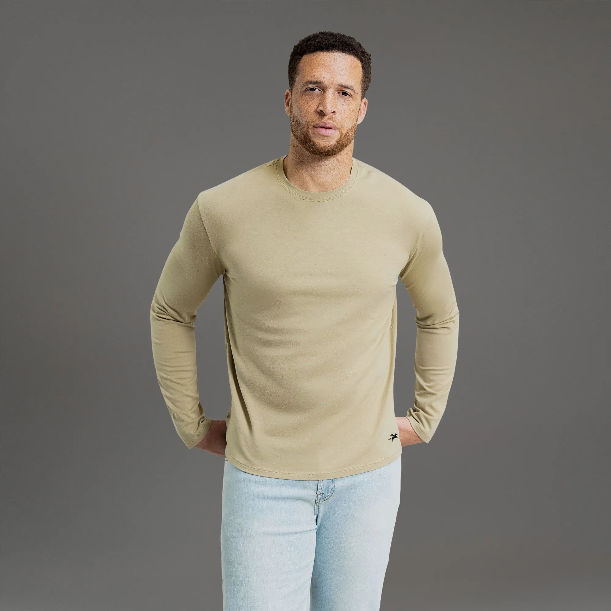 Cloud Long Sleeve T-Shirt DropShoulderConstruction
