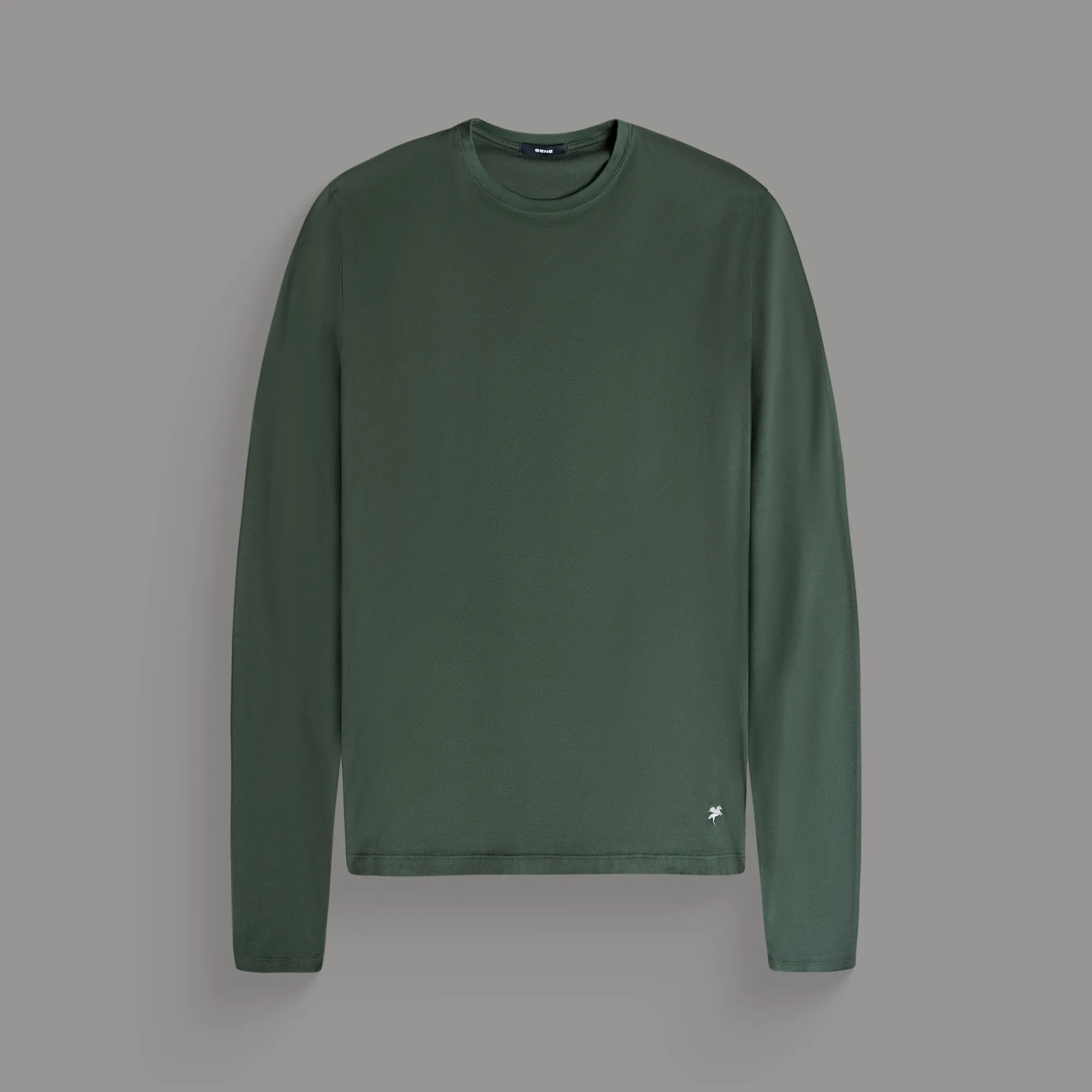 Relaxed Silhouette Oversized Collar Cloud Long Sleeve T-Shirt