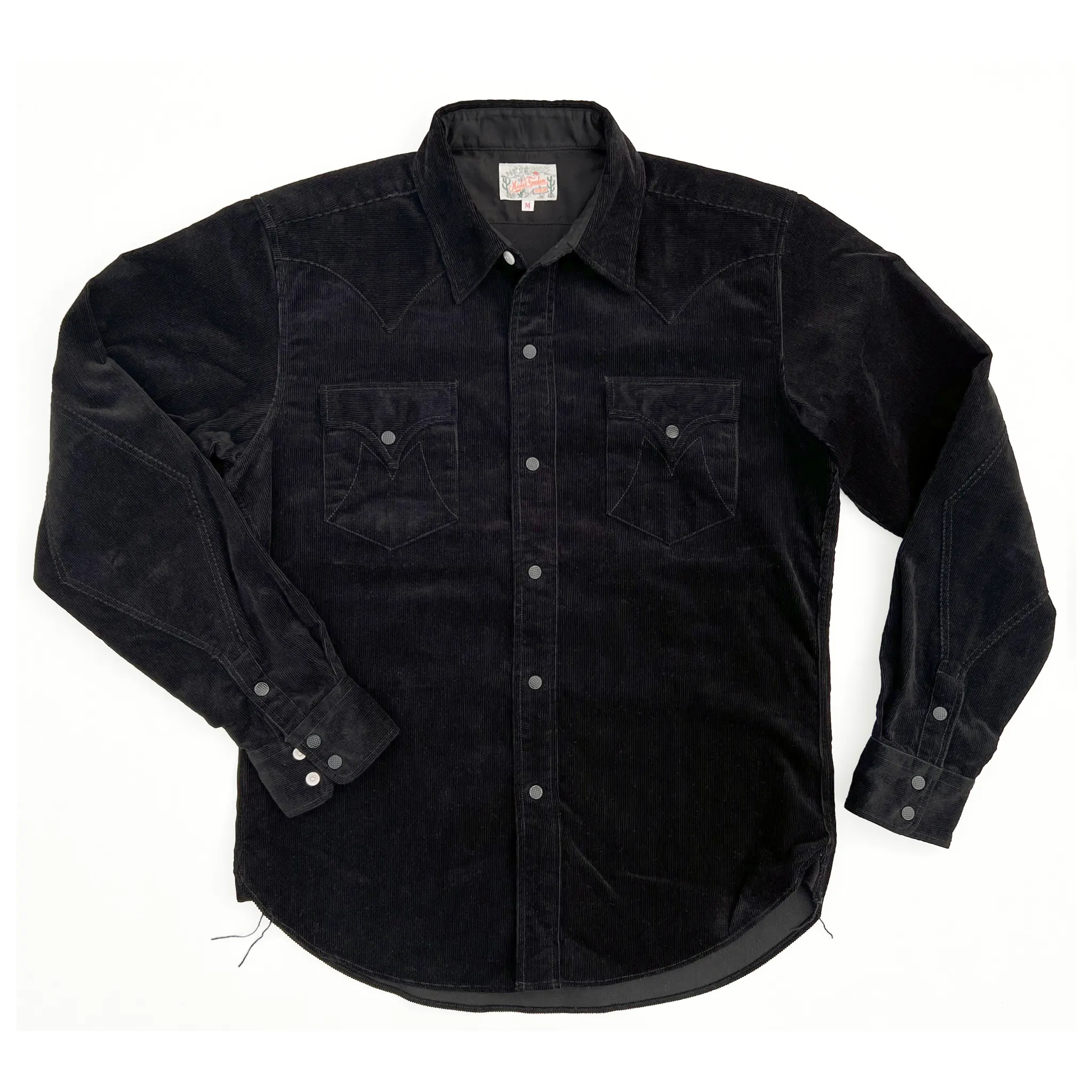 Breathable mesh Dude Rancher Corduroy - Black