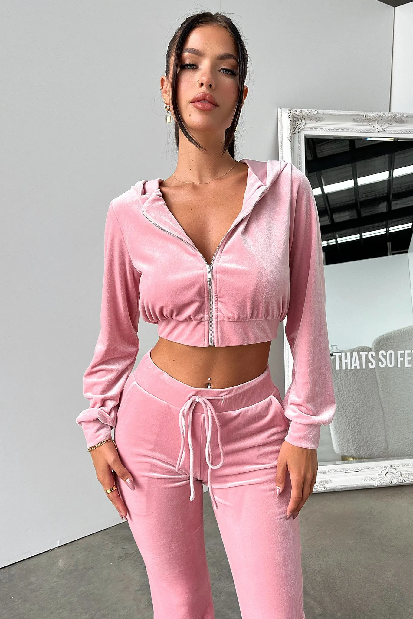 Beba Sweatpants - Pink ReflectiveTrim