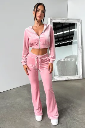 Beba Sweatpants - Pink Anti Bacterial Treatment Wrinkle Resistant Finish