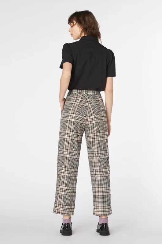 Stretchable Waist Stevie Check Pant