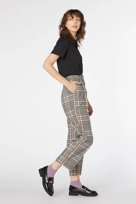 Stevie Check Pant Easy Wear