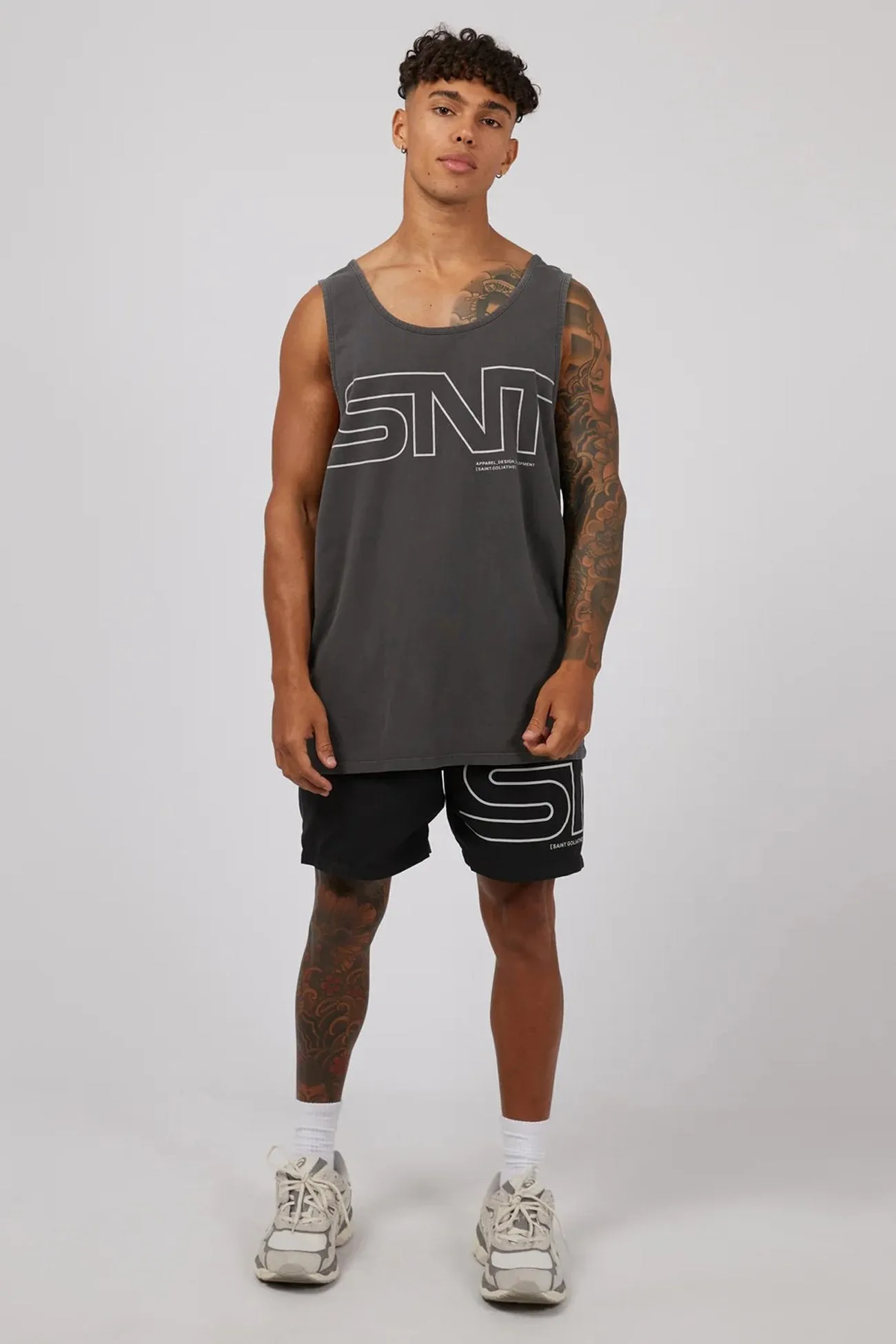 Link Singlet Washed Black AdjustableClosure