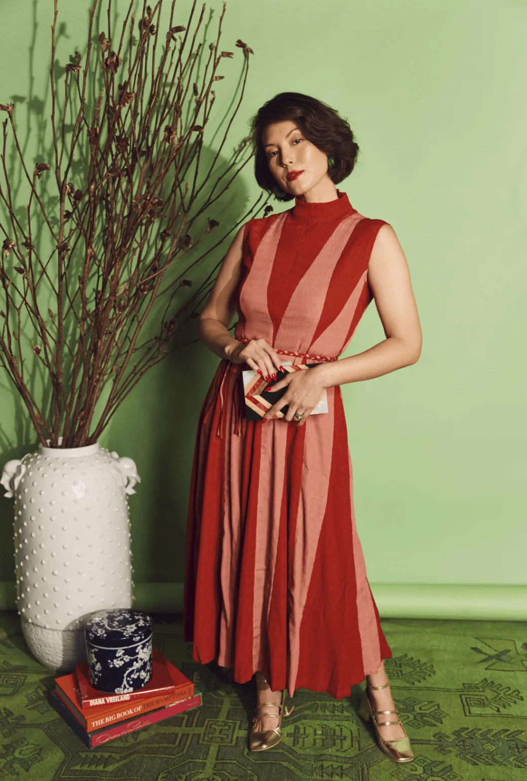 Urban Line Travel-friendly Jester Dress - Rouge
