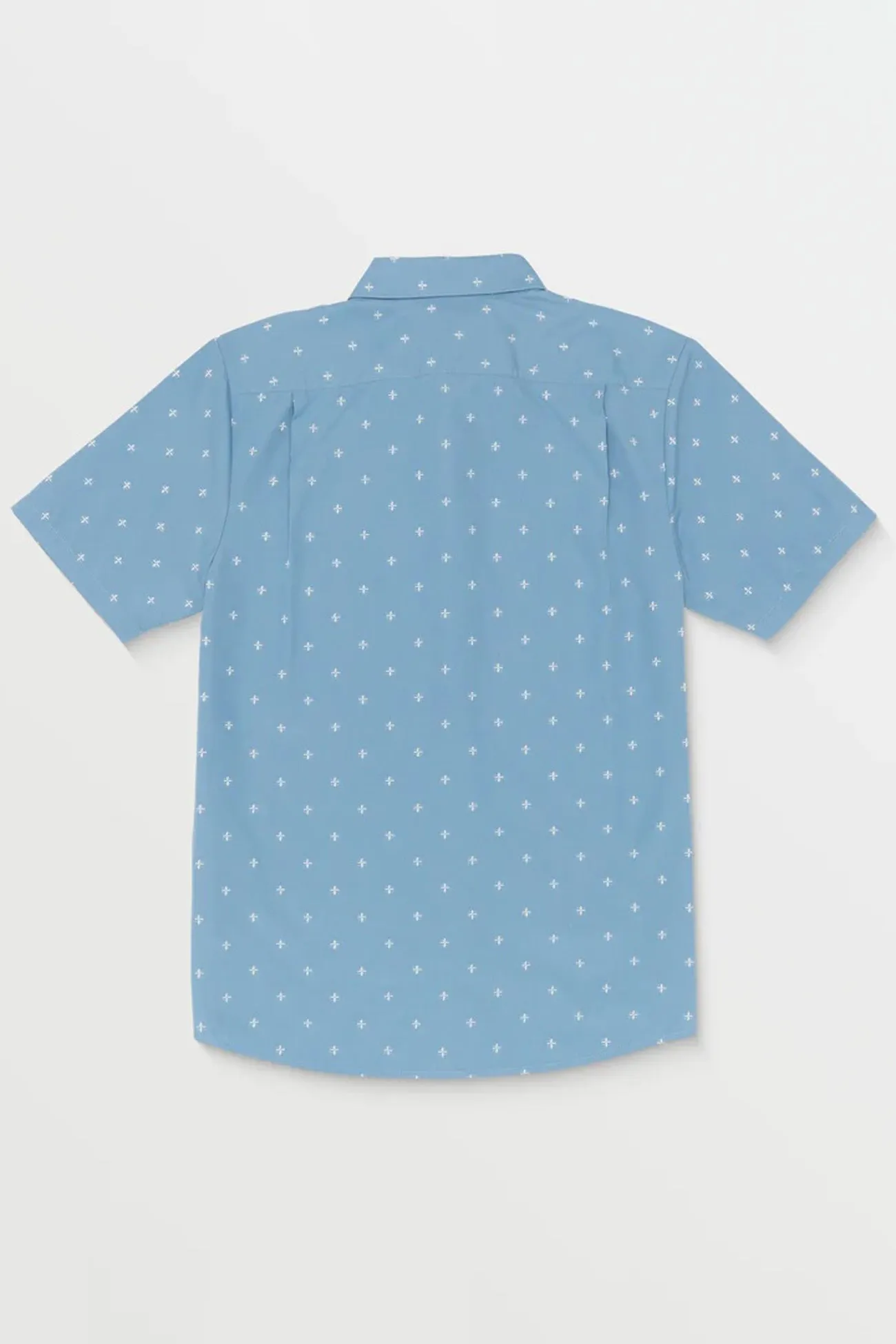 Telastone Short Sleeve Shirt Blue Rinse Adjustable Cuffs