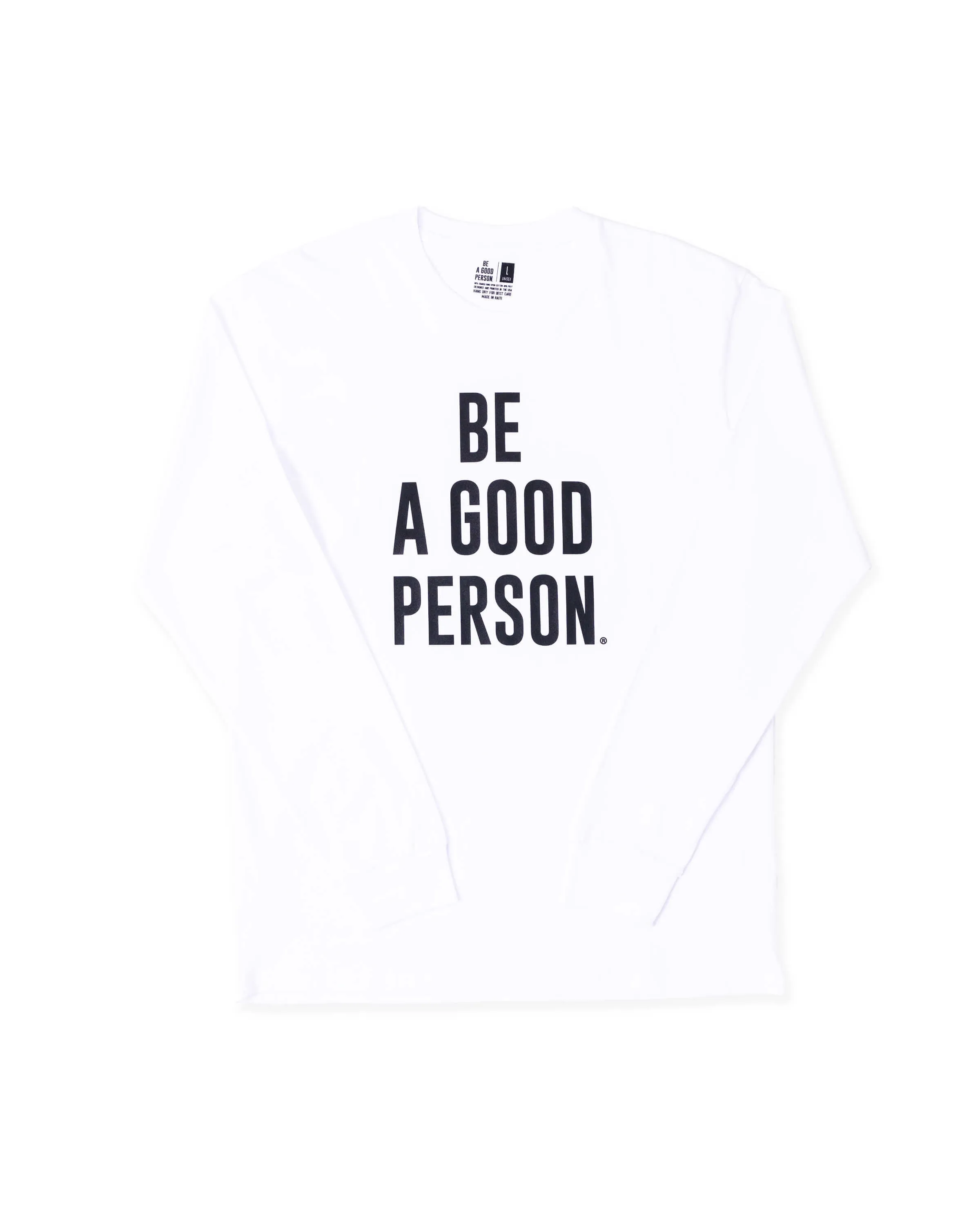 DropShoulderConstruction OdorResistantFinish Signature Long Sleeve - White
